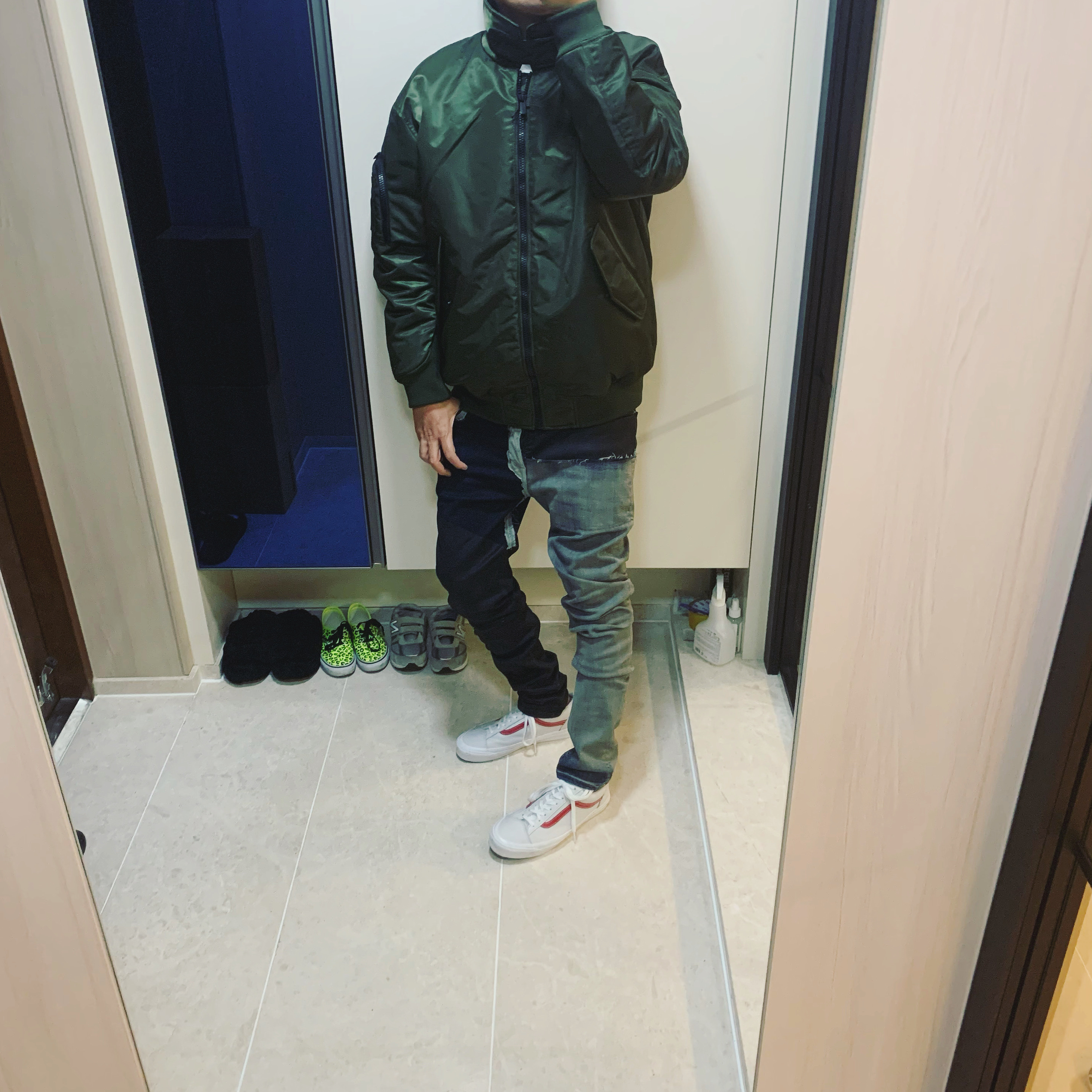Vans Vault OG Style 36 LX Red 착용 스타일 - 1