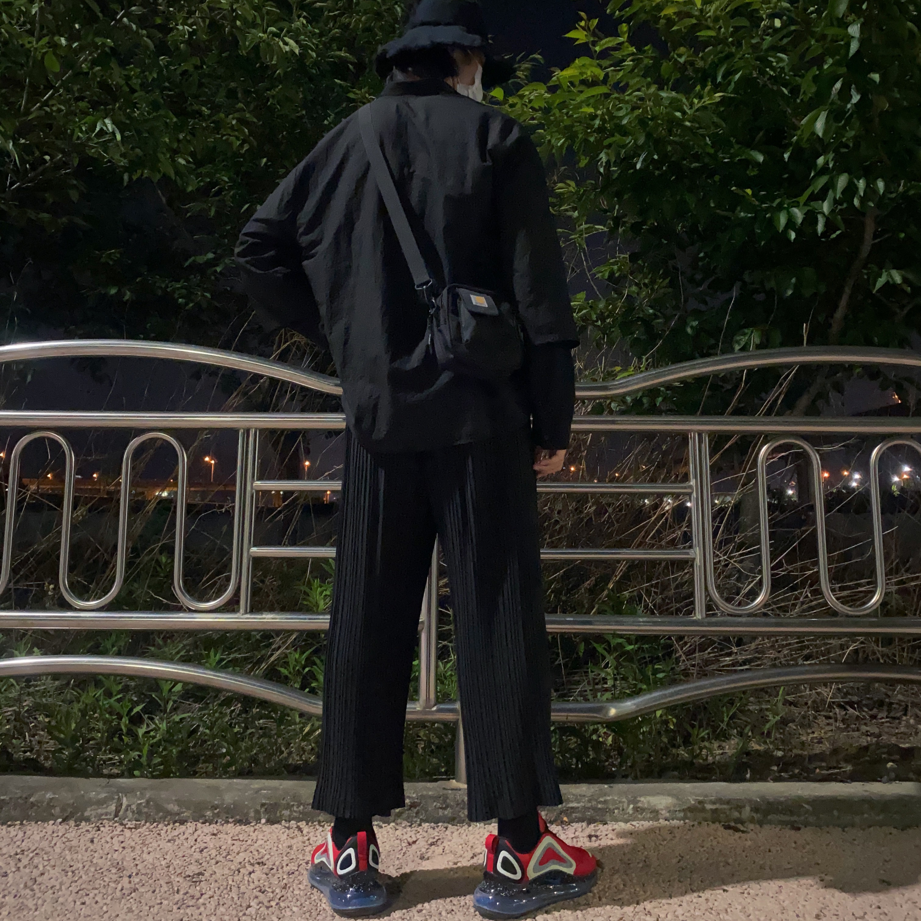 Nike x Undercover Air Max 720 Red 착용 스타일
