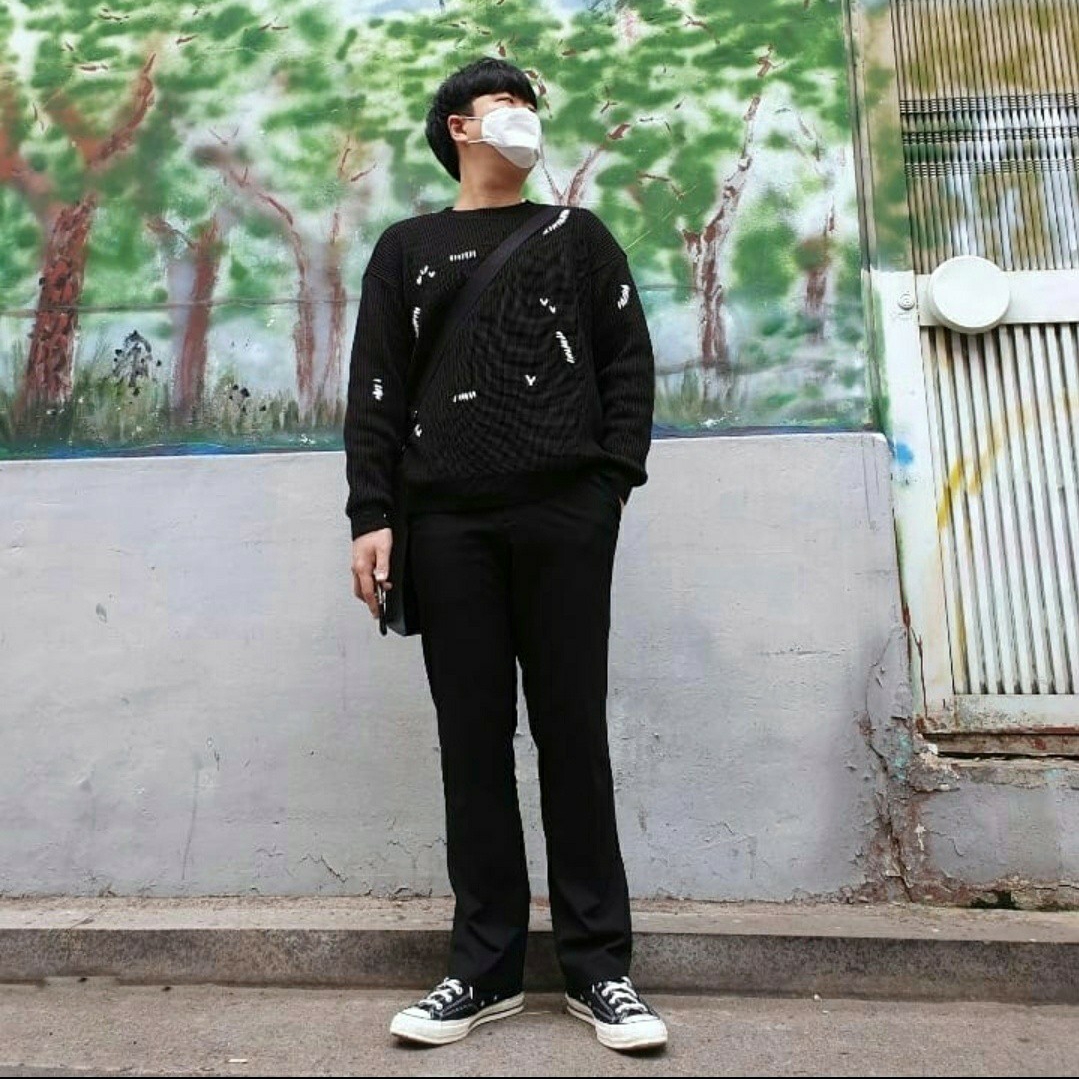 Converse Chuck 70 Hi Black 착용 스타일