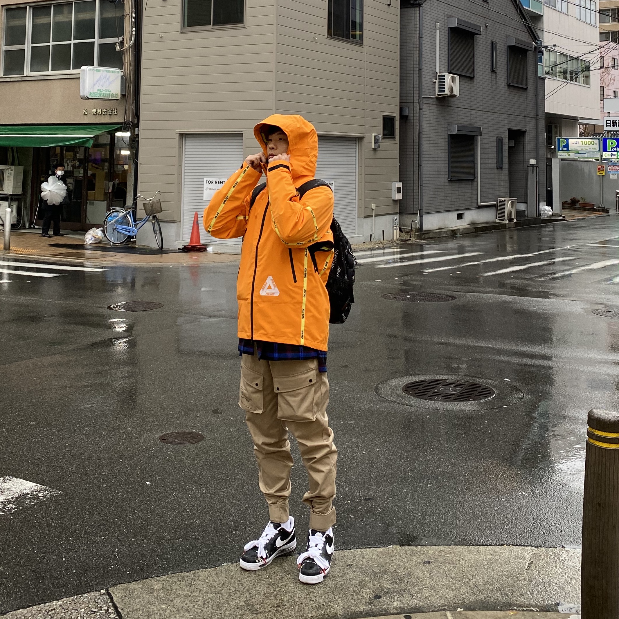 Nike x Peaceminusone Air Force 1 Low Para-Noise 착용 스타일