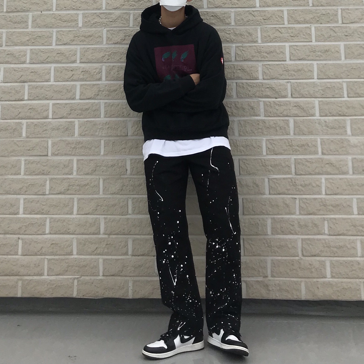 Jordan 1 Retro High OG Black White 2014 착용 스타일