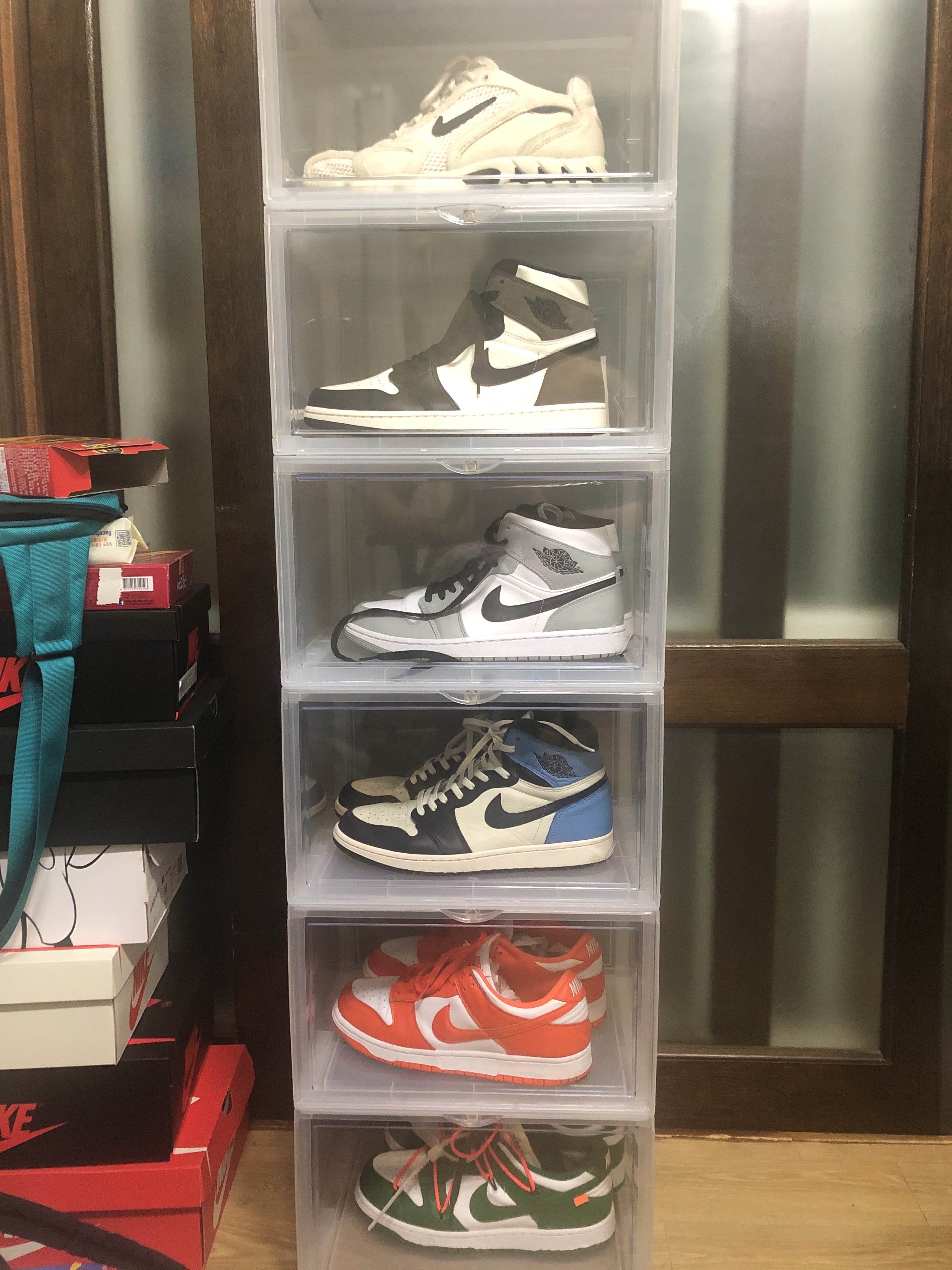 Nike x Stussy Air Zoom Spiridon Cage 2 Fossil, Nike Dunk Low SP Syracuse 2020 착용 스타일