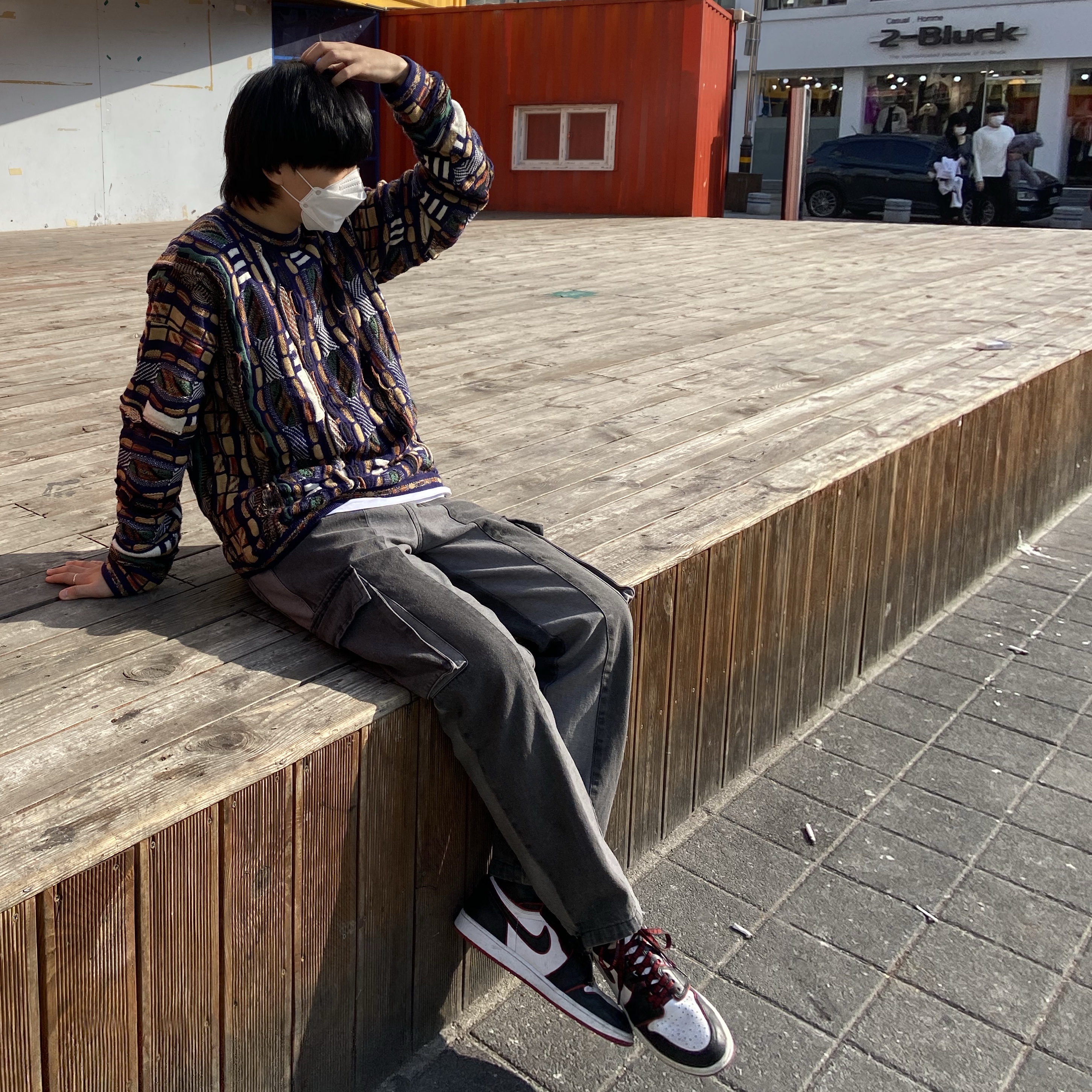 Jordan 1 Retro High OG Bloodline 착용 스타일