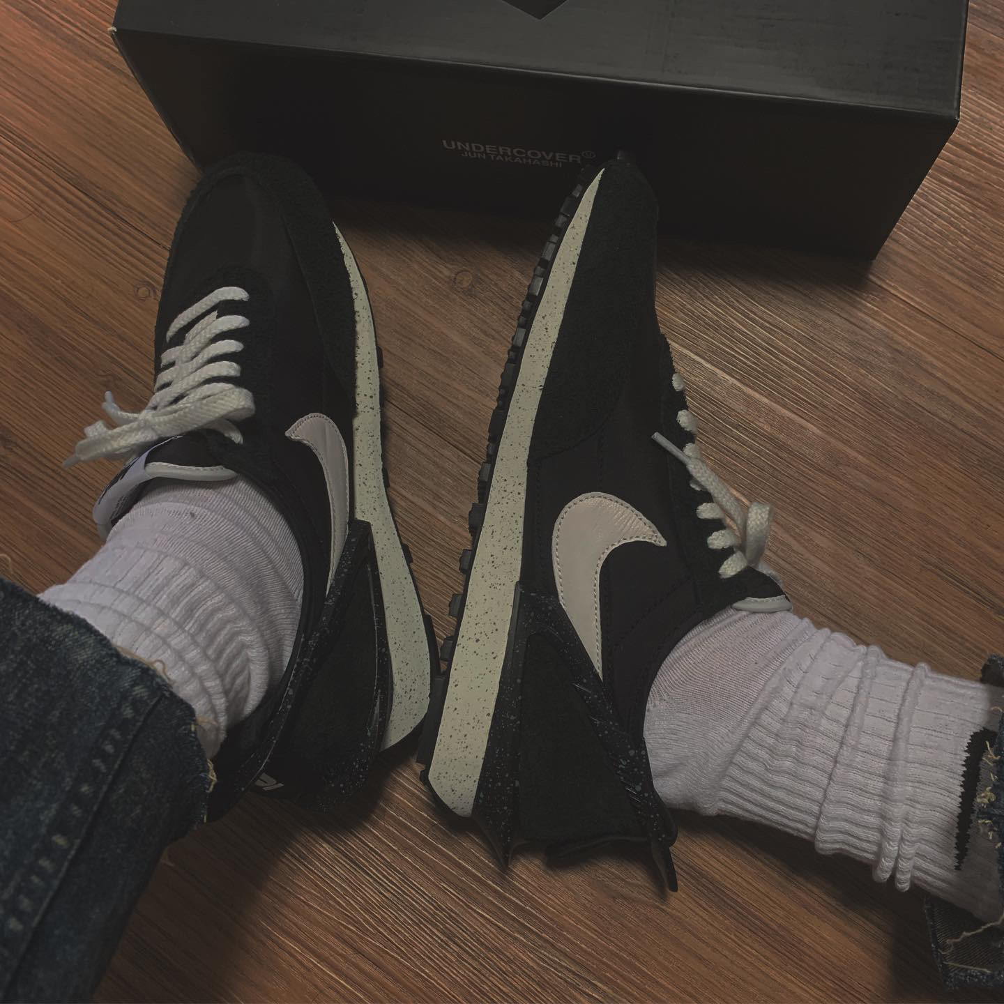Nike x Undercover Daybreak Black 착용 스타일 - 1