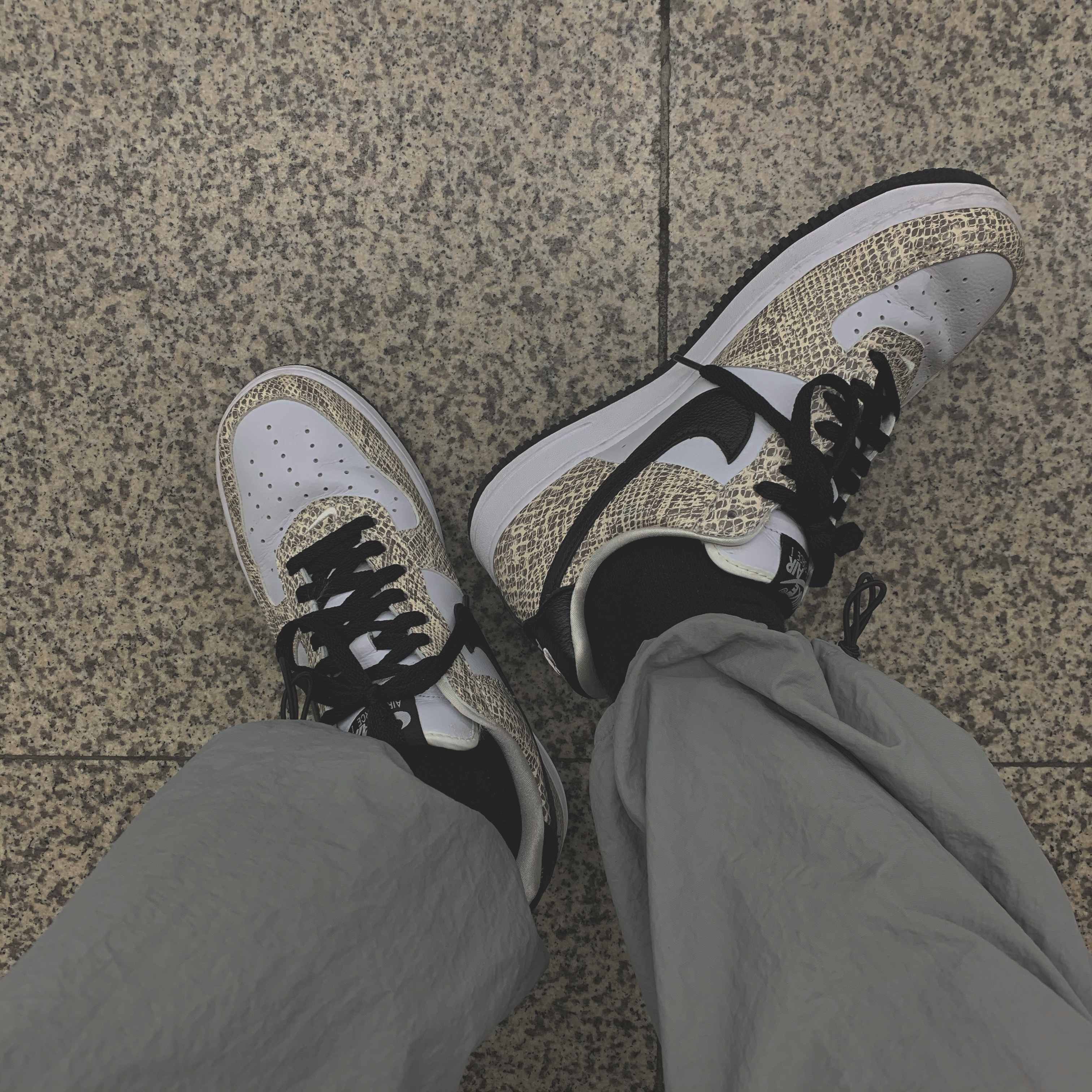 Nike Air Force 1 Low Retro Cocoa Snake 2018 착용 스타일