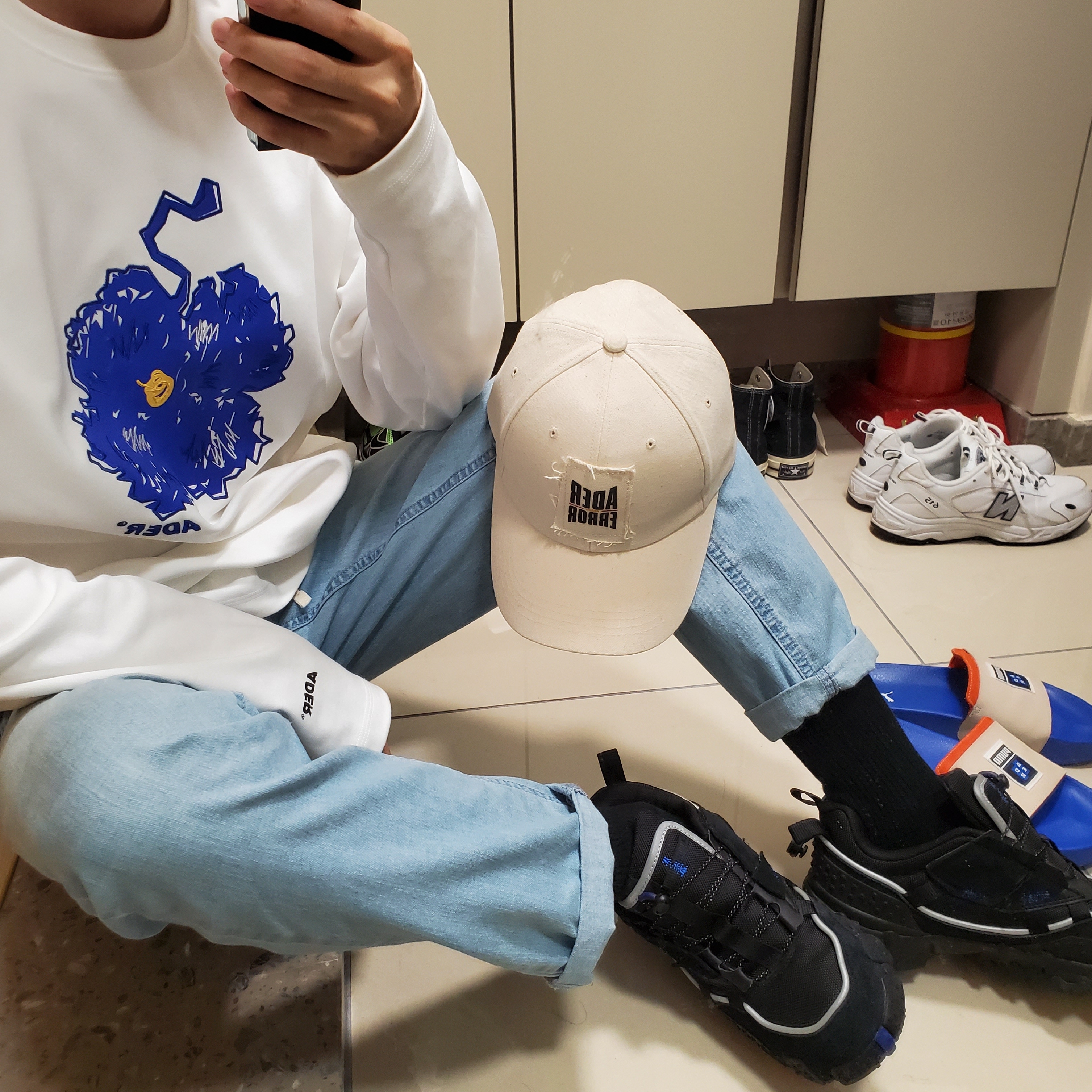 Puma x Ader Error Trailfox Overland 착용 스타일