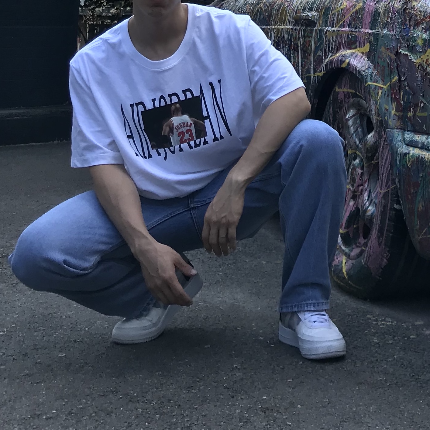 Nike Air Force 1 Type 착용 스타일