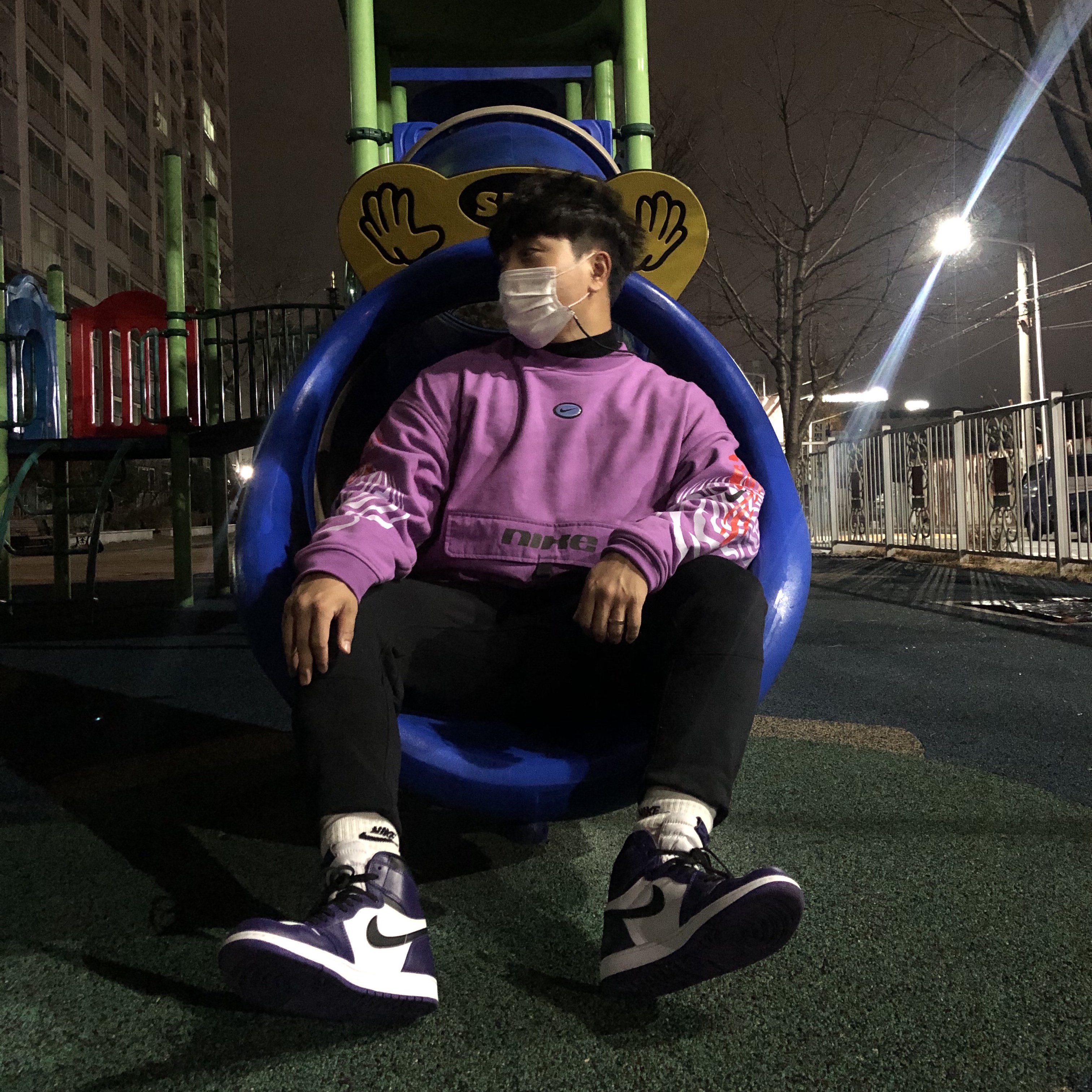 Jordan 1 Retro High OG Court Purple 2020 착용 스타일