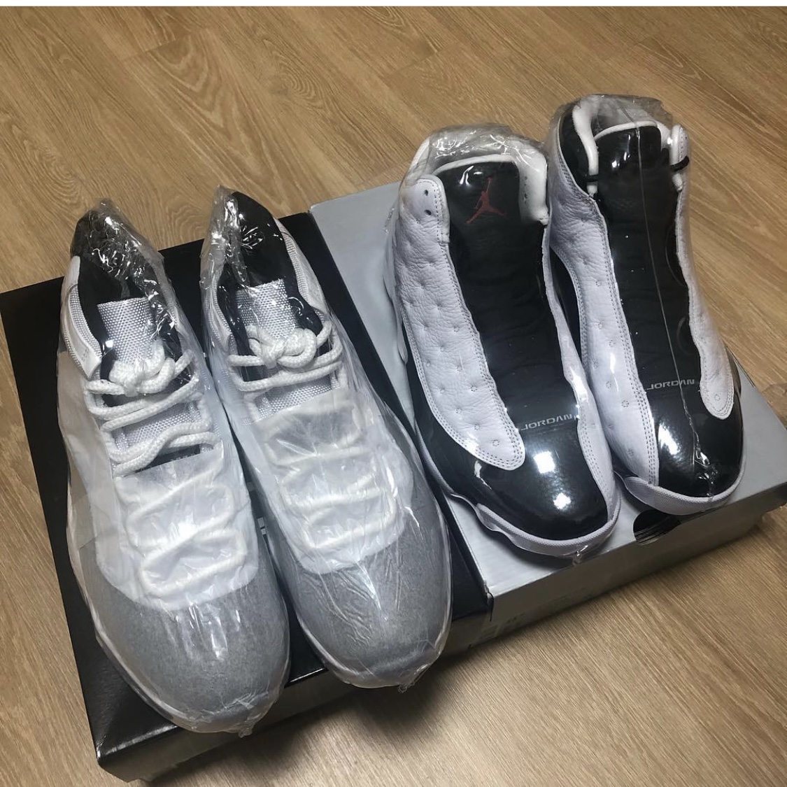 Jordan 11 Retro Concord 2018, Jordan 13 Retro He Got Game 2018 착용 스타일 - 1