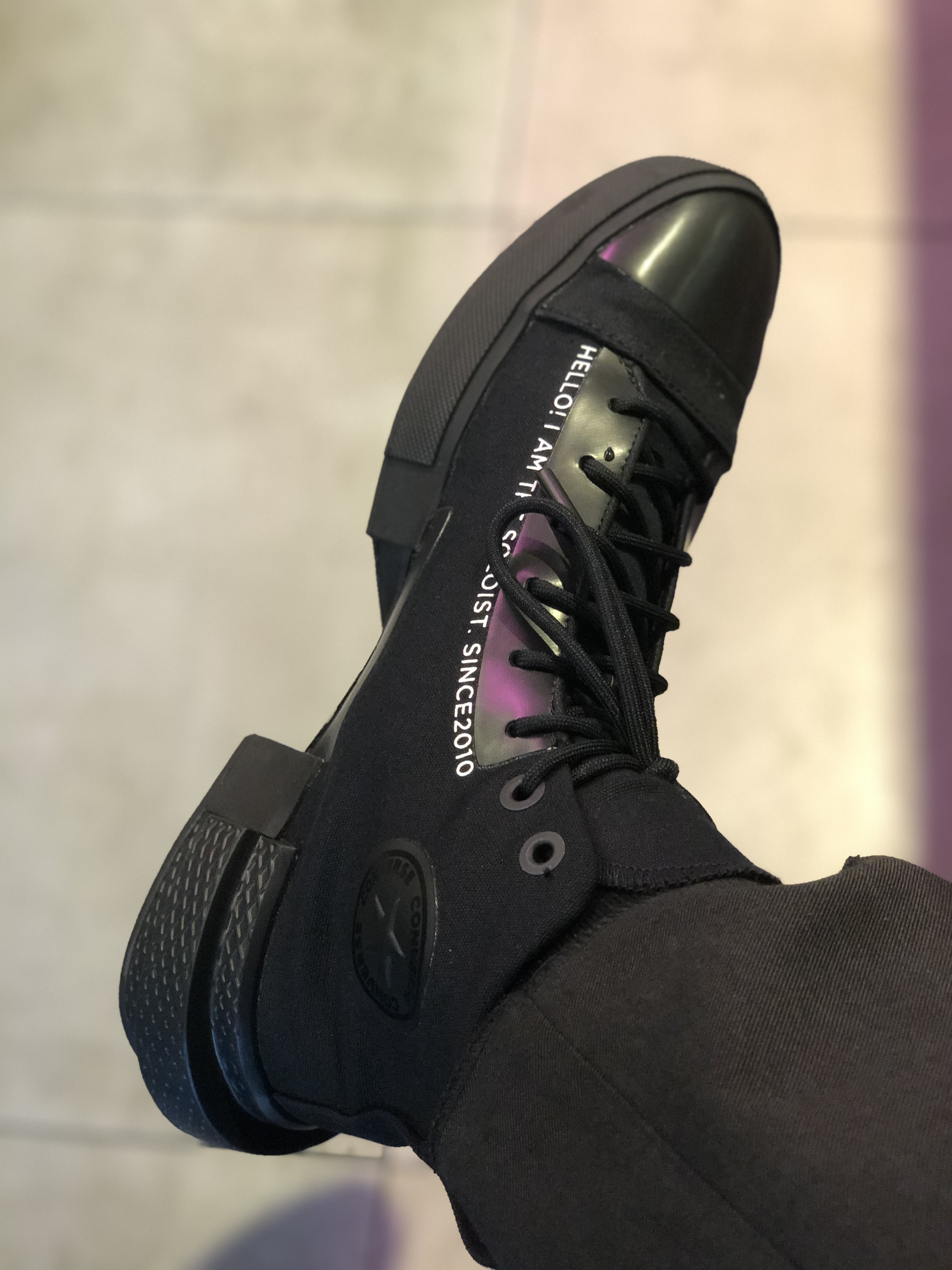 Converse x Takahiromiyashita The Soloist All Star Disrupt CX Hi Black 착용 스타일