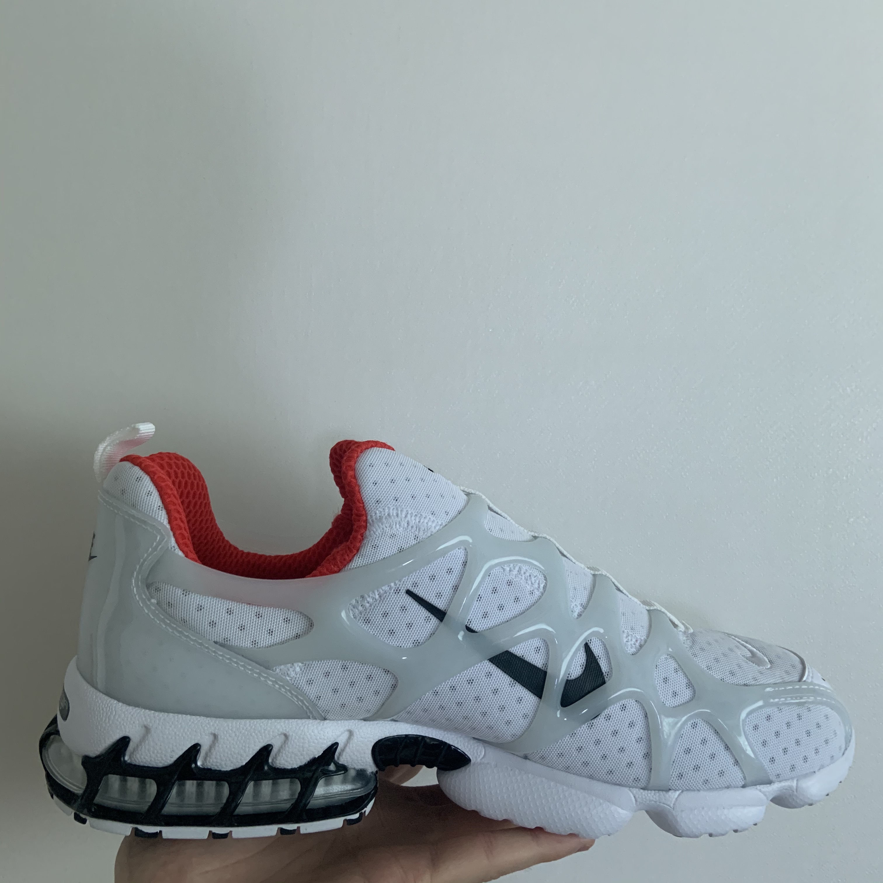 Nike x Stussy Air Zoom Spiridon Kukini White 착용 스타일