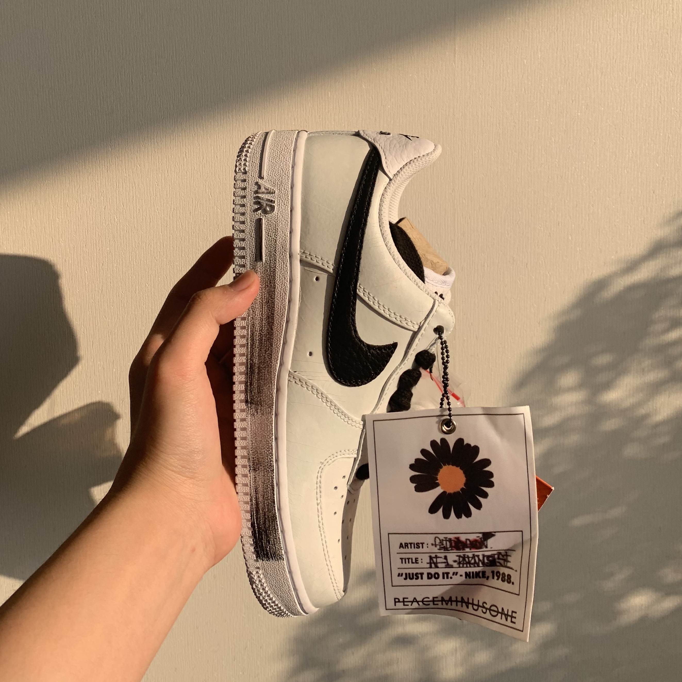 Nike x Peaceminusone Air Force 1 Low Para-Noise 2.0 착용 스타일