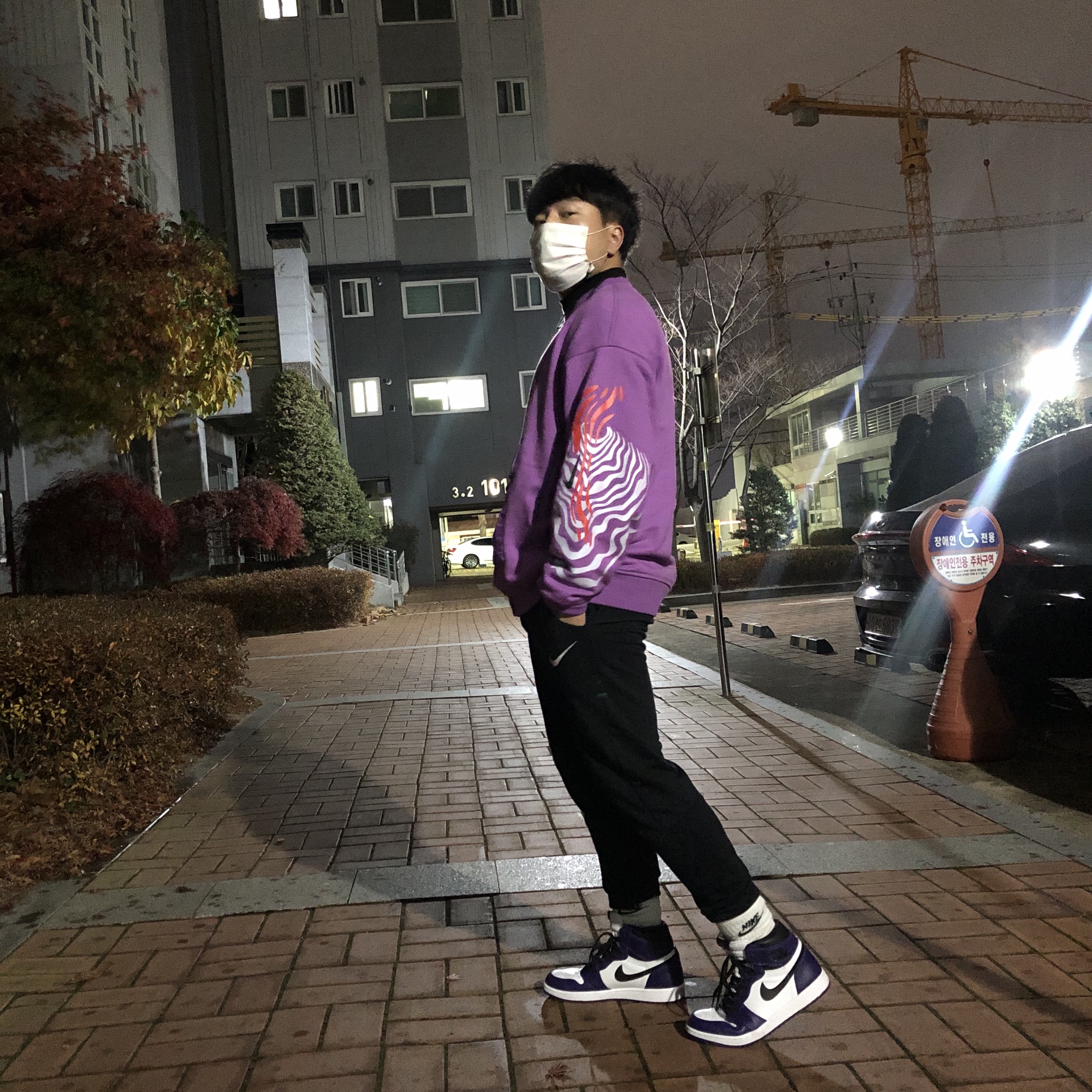Jordan 1 Retro High OG Court Purple 2020 착용 스타일