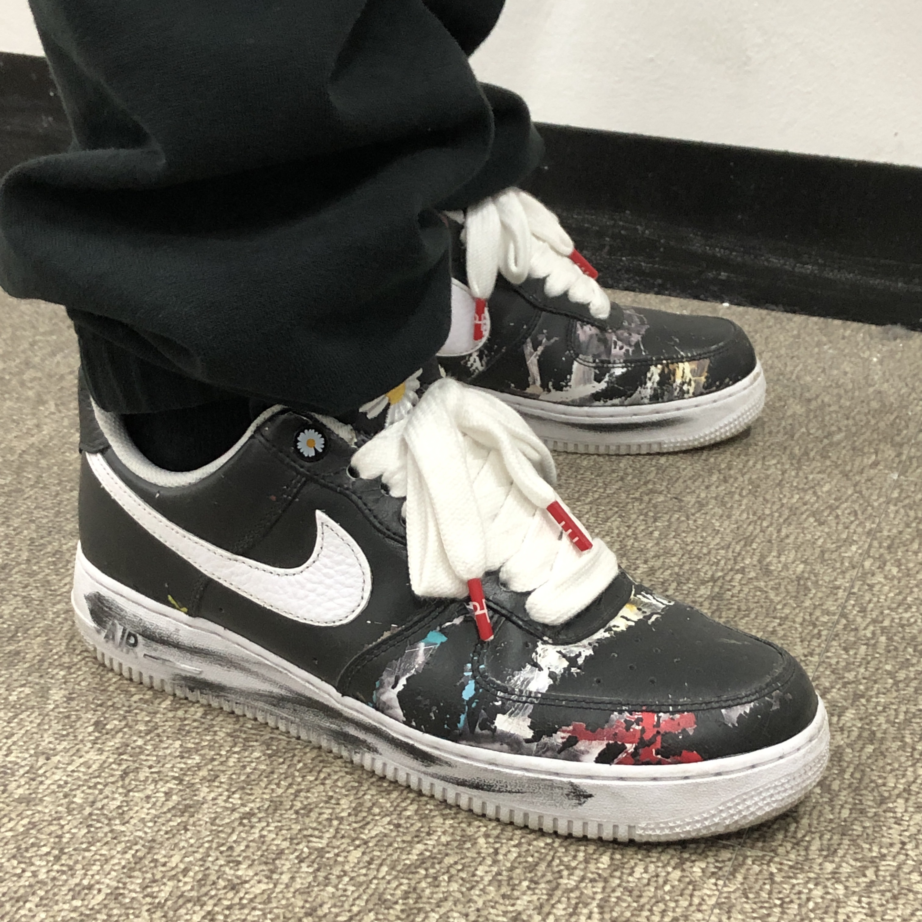 Nike x Peaceminusone Air Force 1 Low Para-Noise 착용 스타일 - 4