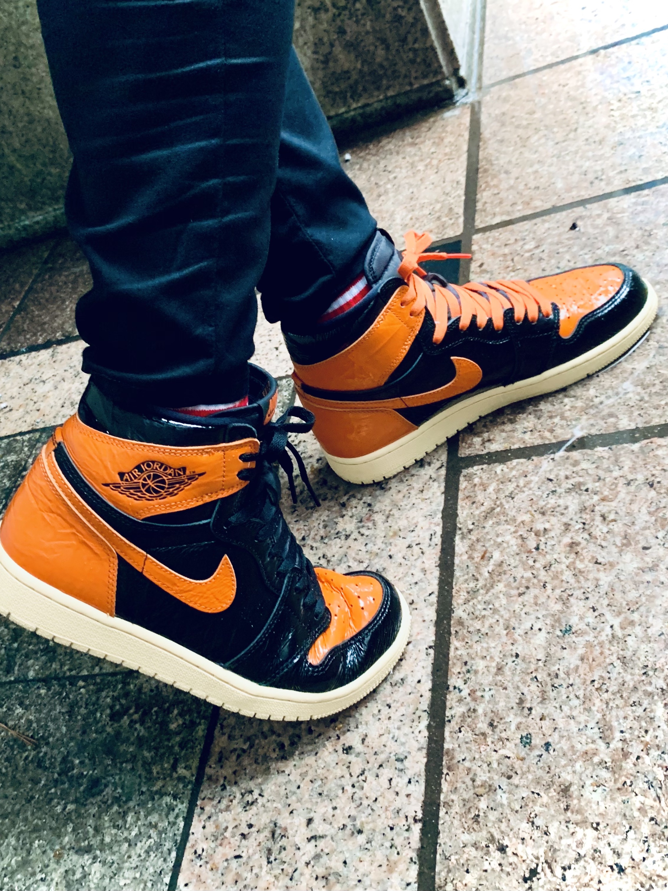 Jordan 1 Retro High Shattered Backboard 3.0 착용 스타일 - 1