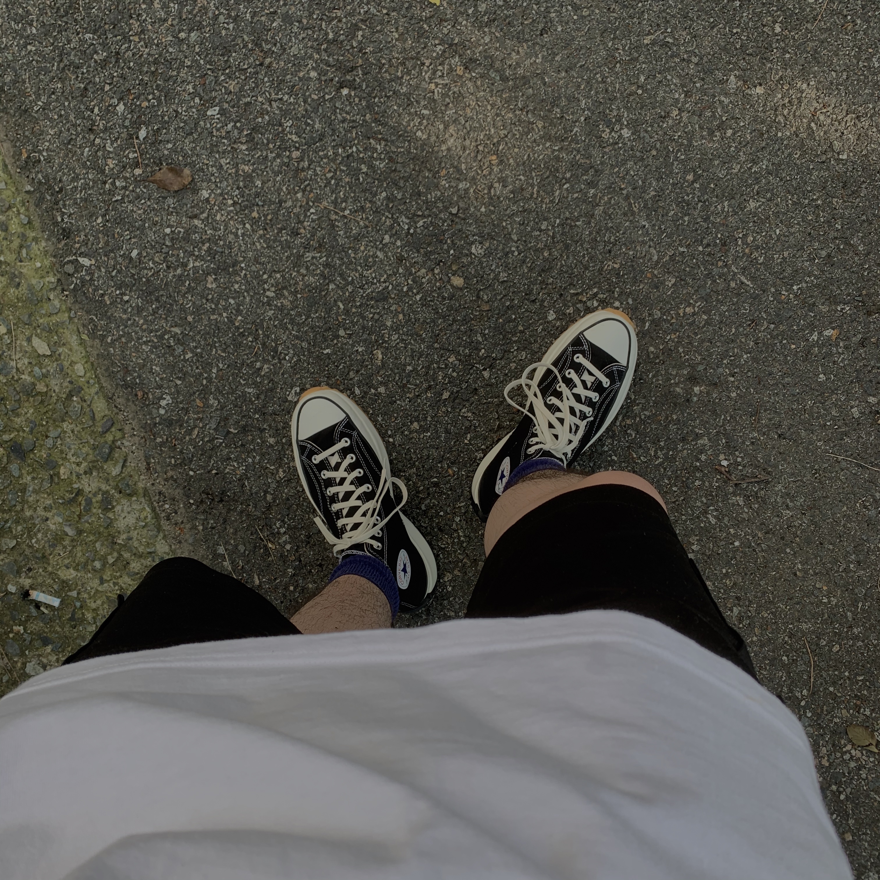 Converse x JW Anderson Run Star Hike Hi Black 착용 스타일