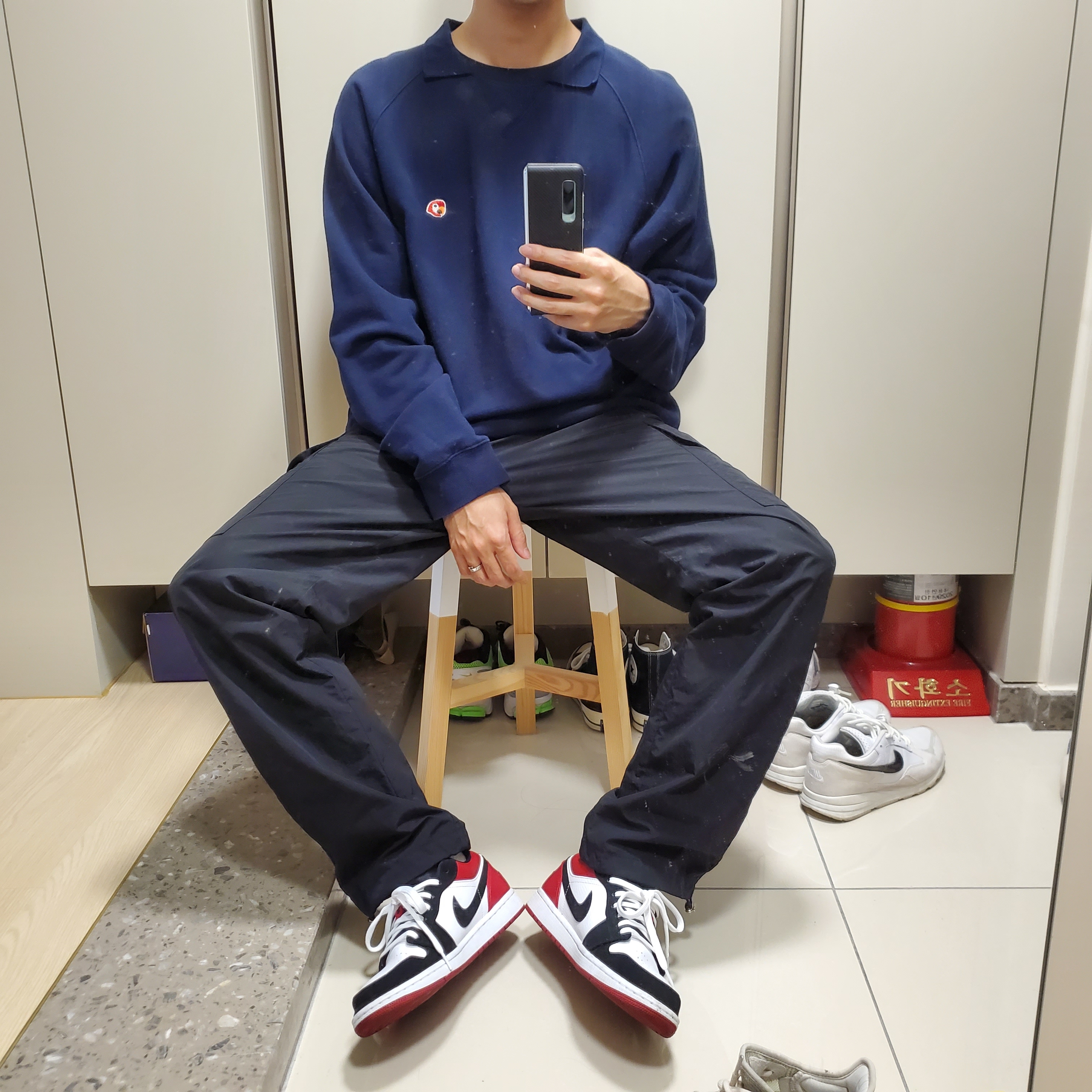 Jordan 1 Low Black Toe 착용 스타일