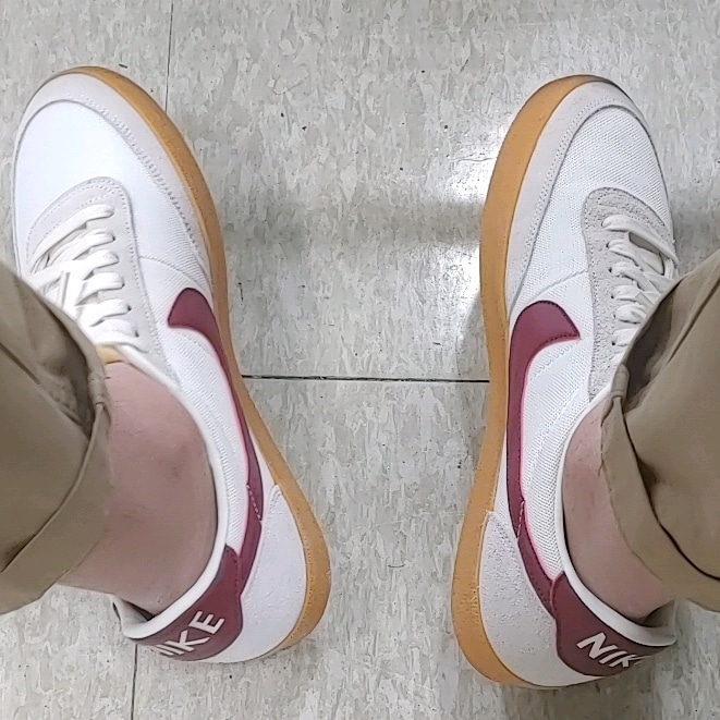 Nike x J.Crew Killshot 2 Night Maroon 착용 스타일