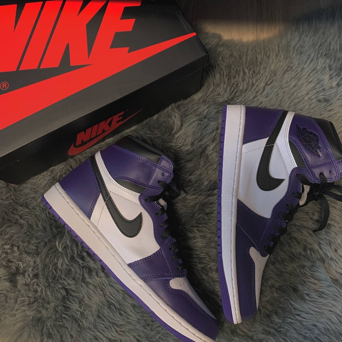 Jordan 1 Retro High OG Court Purple 2020 착용 스타일 - 2