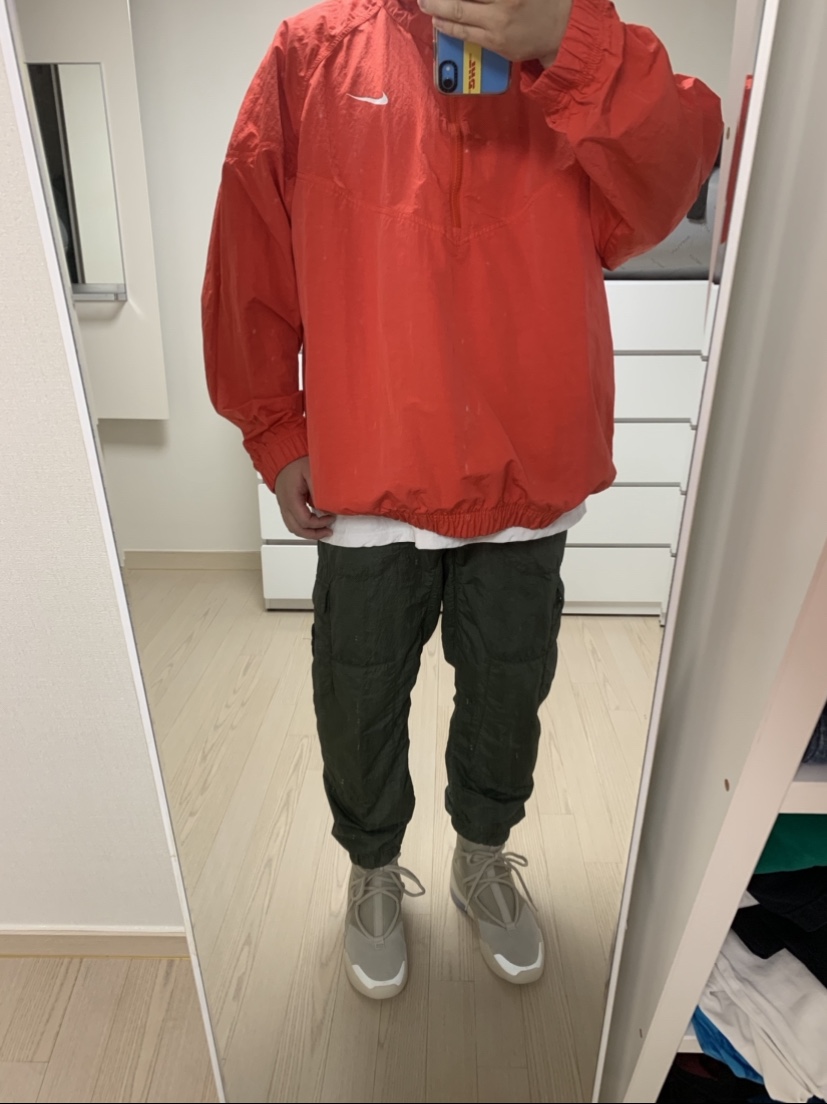 Nike x Fear of God Air Fear of God 1 Oatmeal 착용 스타일