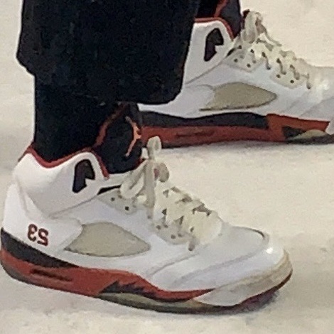 Jordan 5 Retro Fire Red 2013 착용 스타일