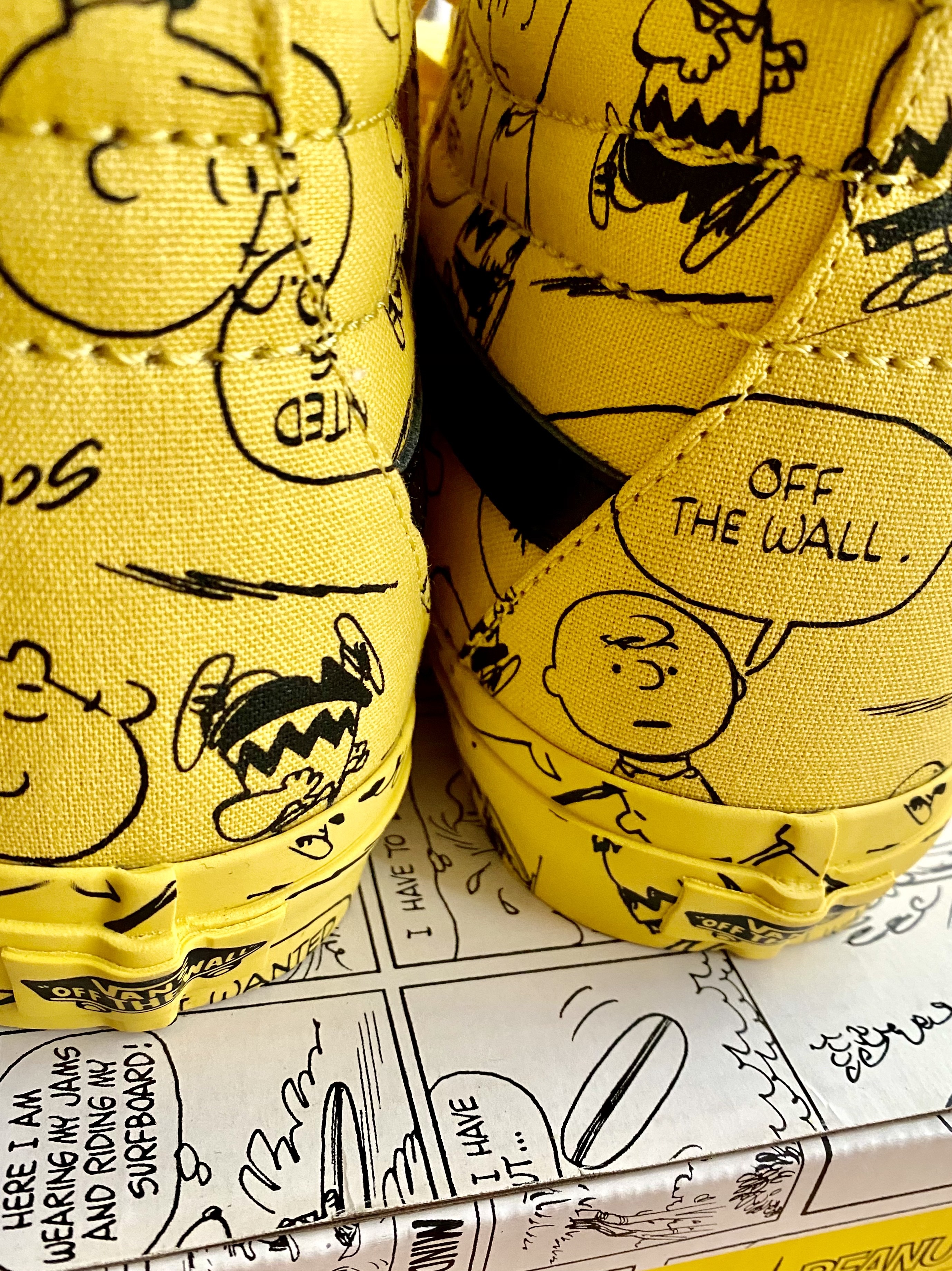 Vans x Peanuts Sk8-Hi Reissue Charlie Brown Maize 착용 스타일