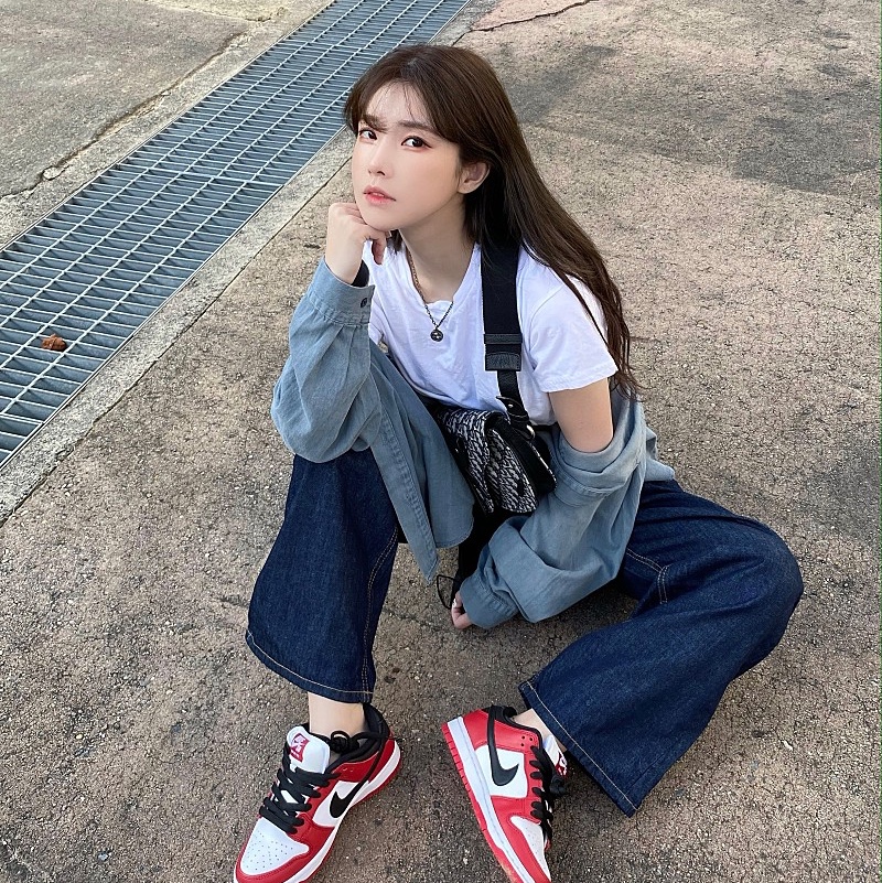 Nike SB Dunk Low Pro Chicago 착용 스타일