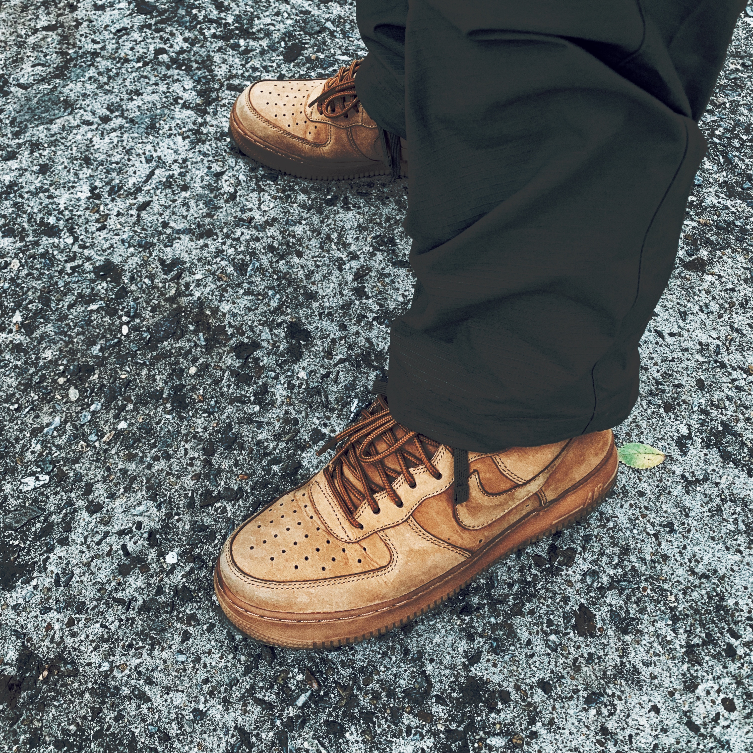 Nike Air Force 1 High Wheat 2015 착용 스타일