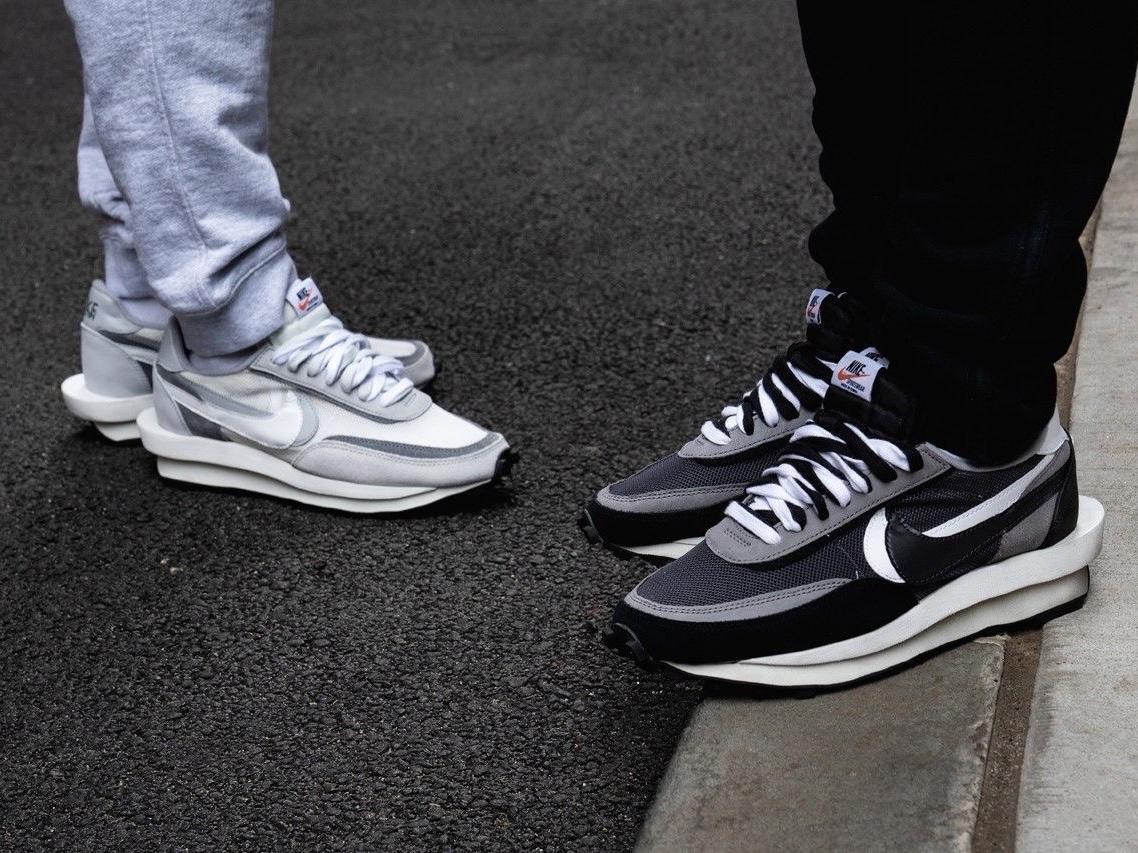Nike x Sacai LDWaffle Black, Nike x Sacai LDWaffle Summit White 착용 스타일