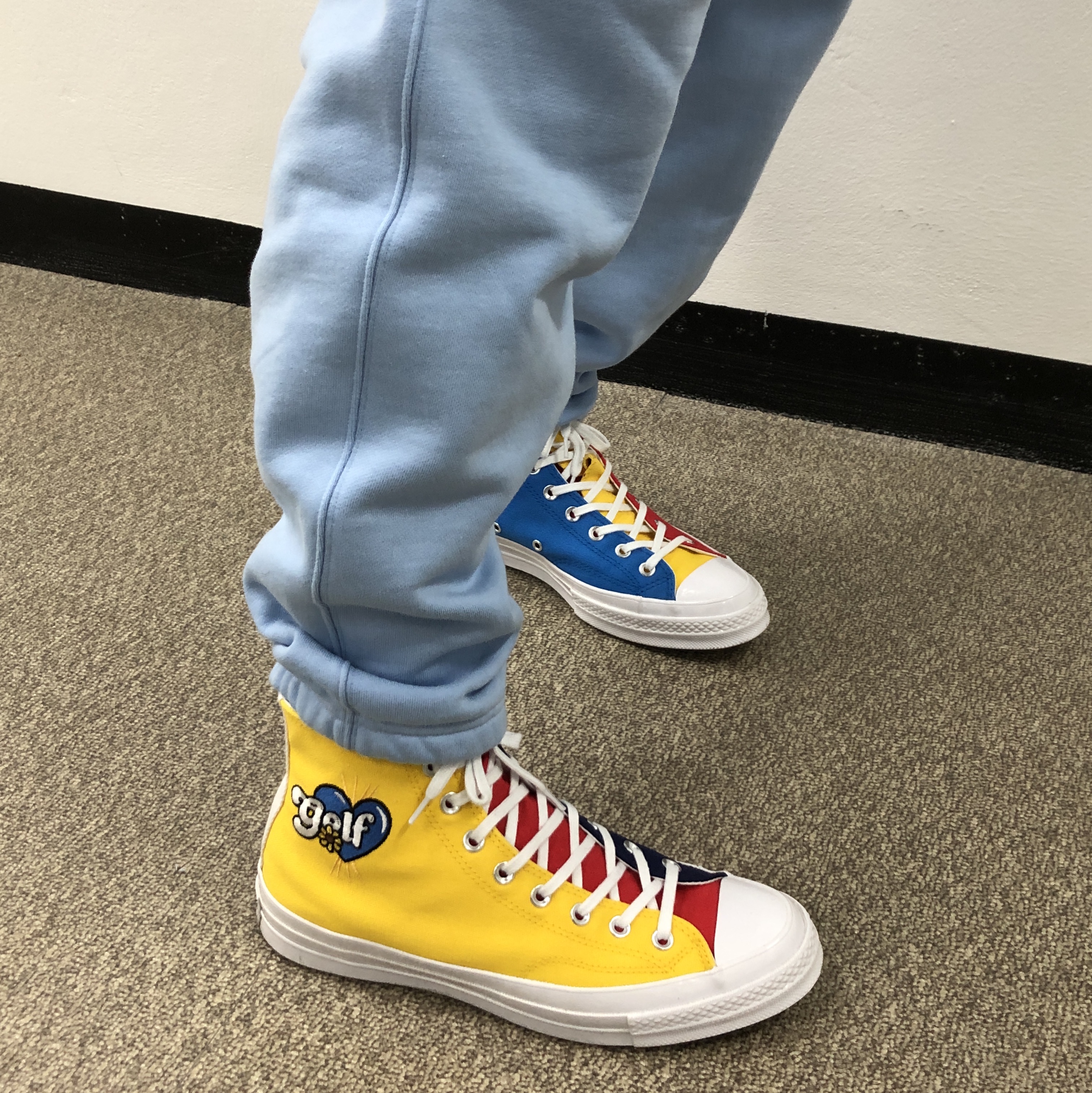 Converse x Golf Wang Chuck 70 Hi Tri-Panel 착용 스타일 - 5