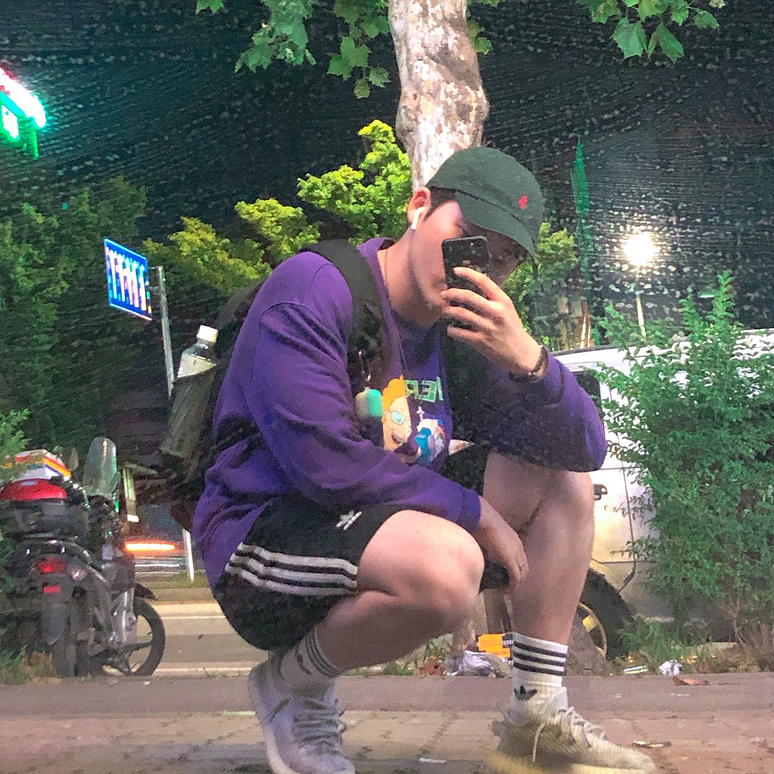Adidas Yeezy Boost 350 V2 Static - Non-Reflective 2018 착용 스타일