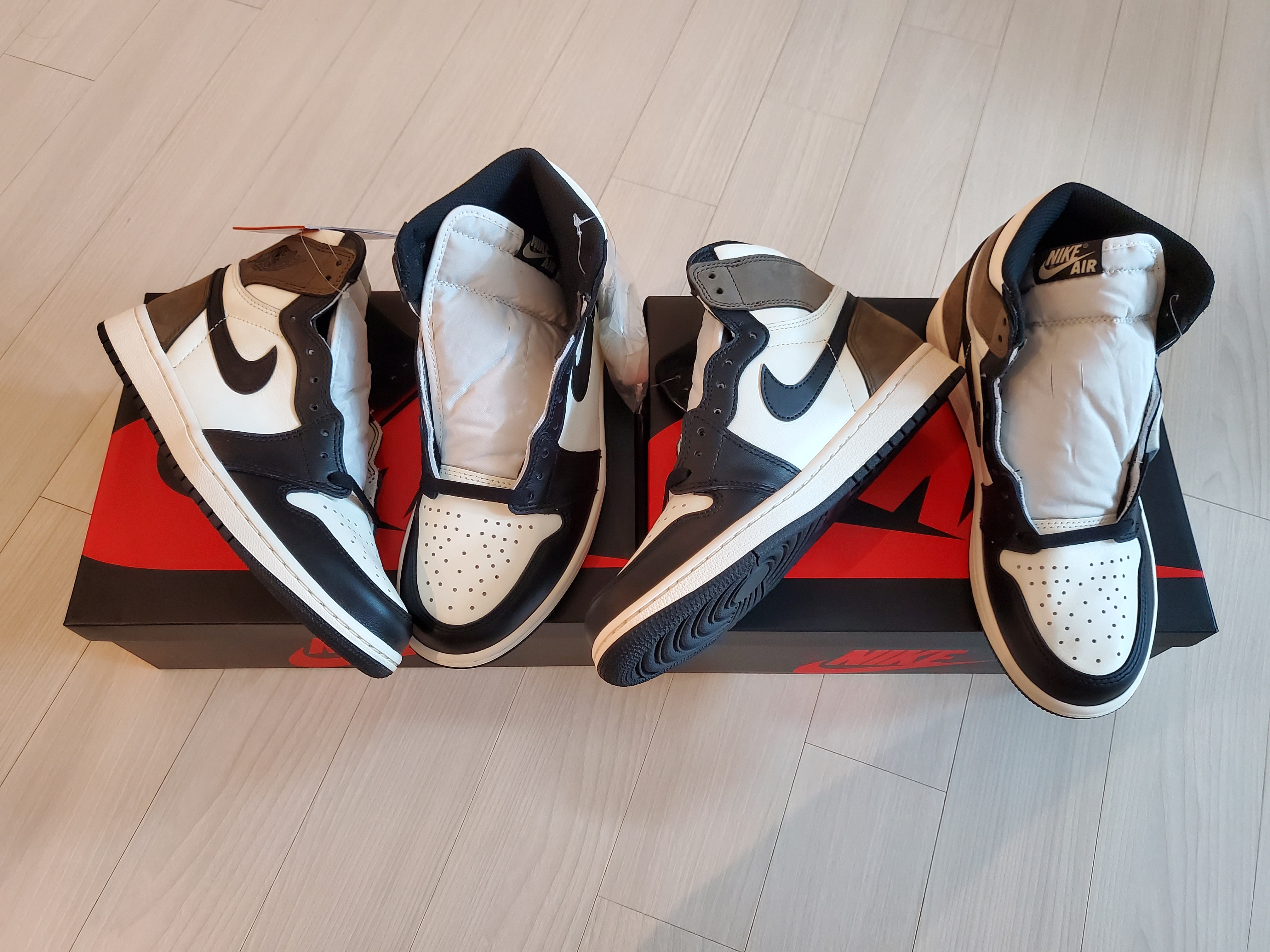 Jordan 1 Retro High OG Black Mocha 착용 스타일