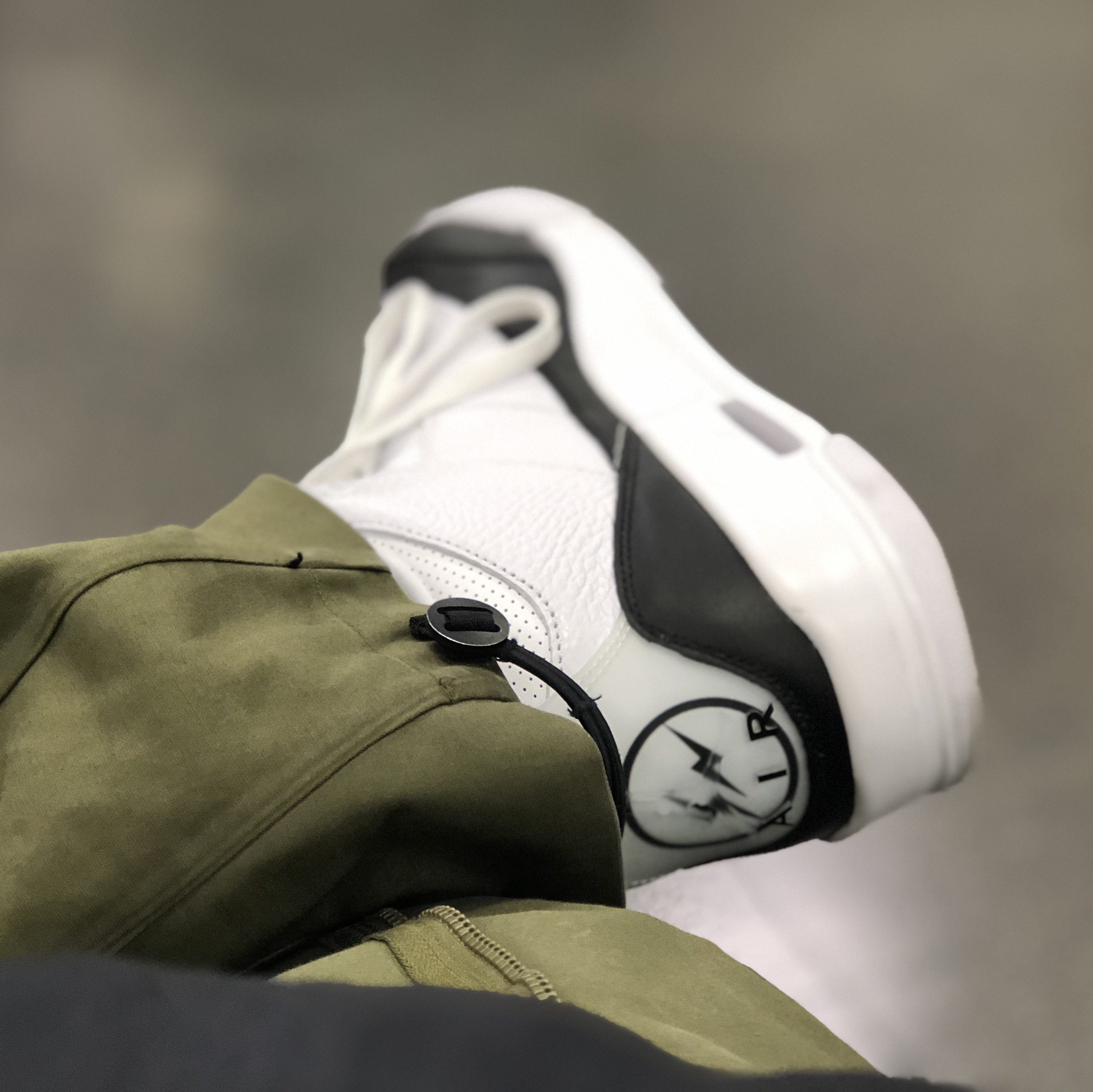 Jordan 3 x Fragment Retro SP White Black 착용 스타일