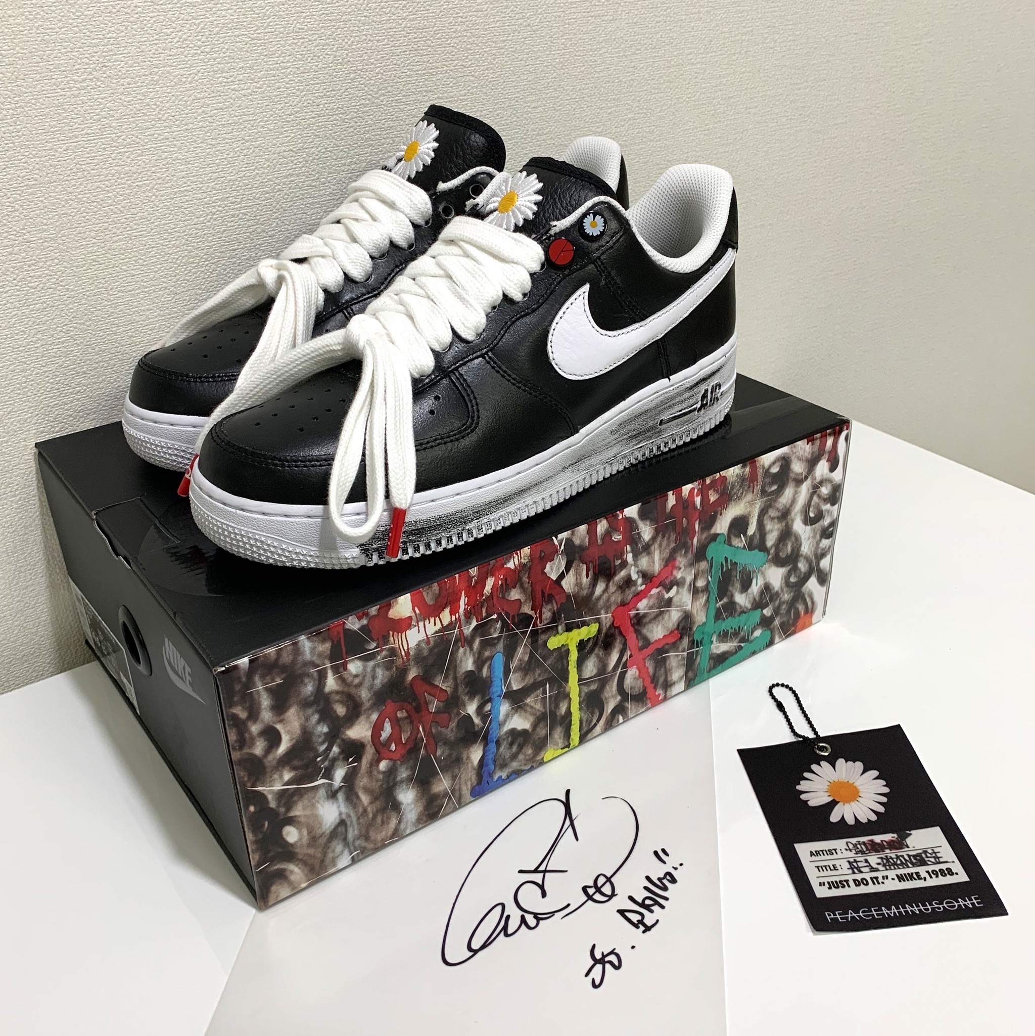 Nike x Peaceminusone Air Force 1 Low Para-Noise 착용 스타일