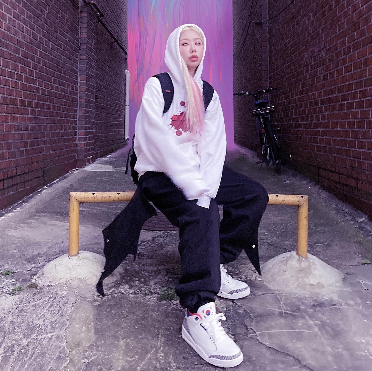 (W) Jordan 3 Retro Seoul 착용 스타일 - 2