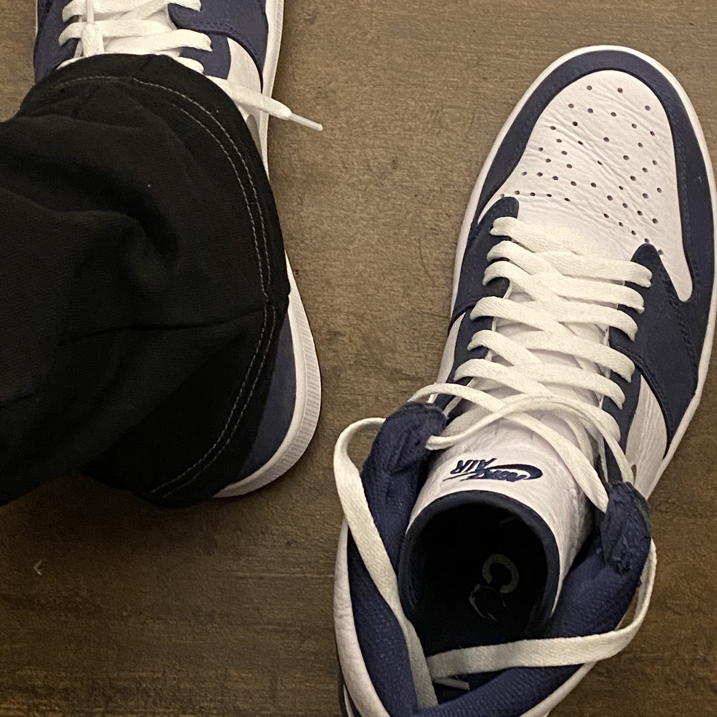 Jordan 1 Retro High OG CO.JP Midnight Navy 착용 스타일