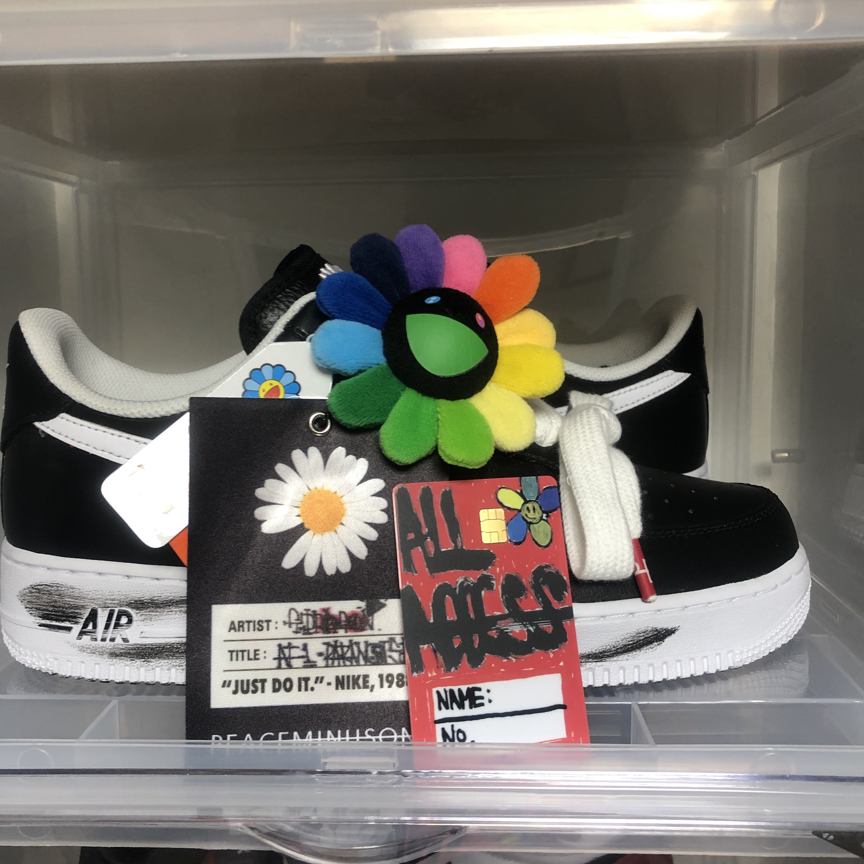 Nike x Peaceminusone Air Force 1 Low Para-Noise 착용 스타일