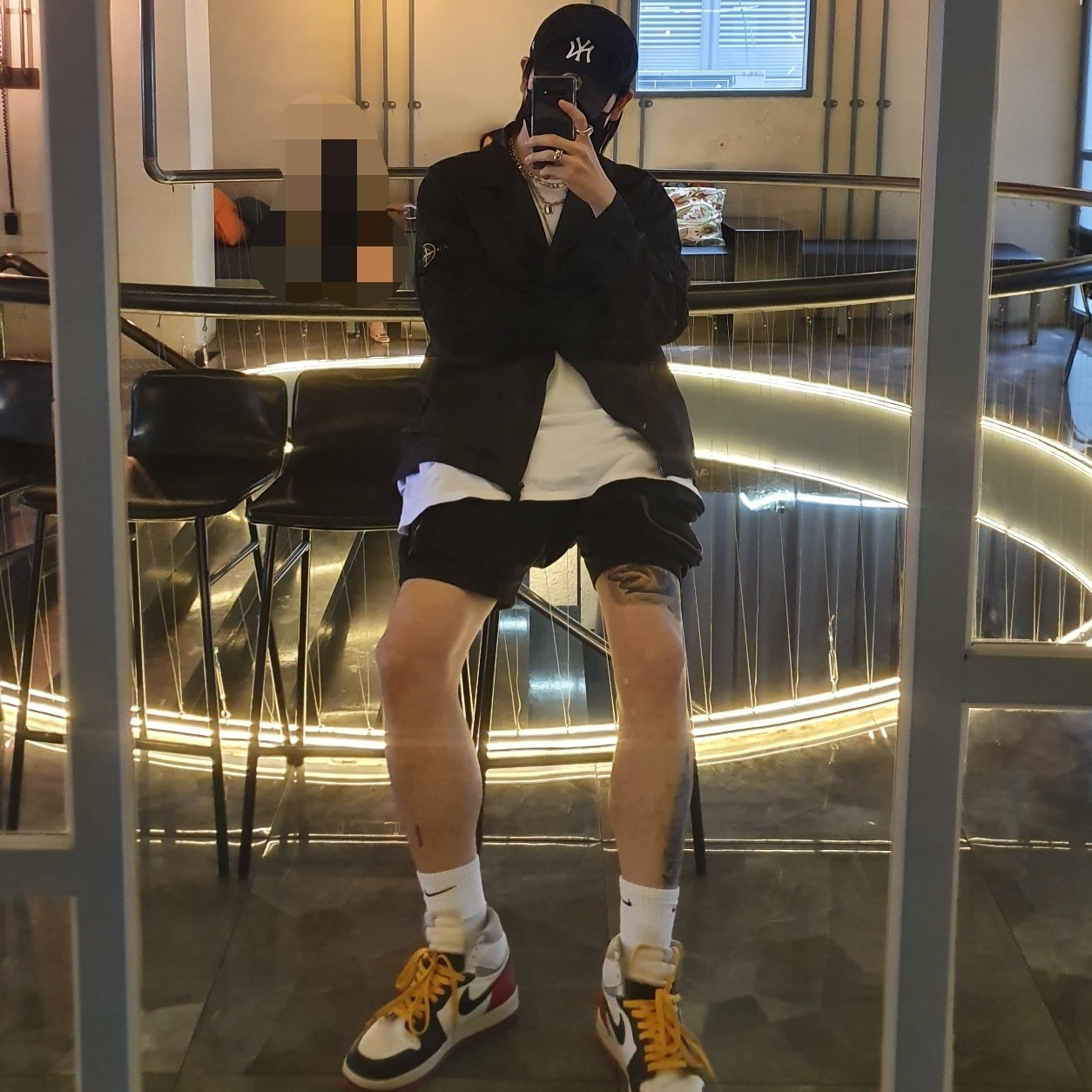 Jordan 1 x Union Retro High Black Toe 착용 스타일