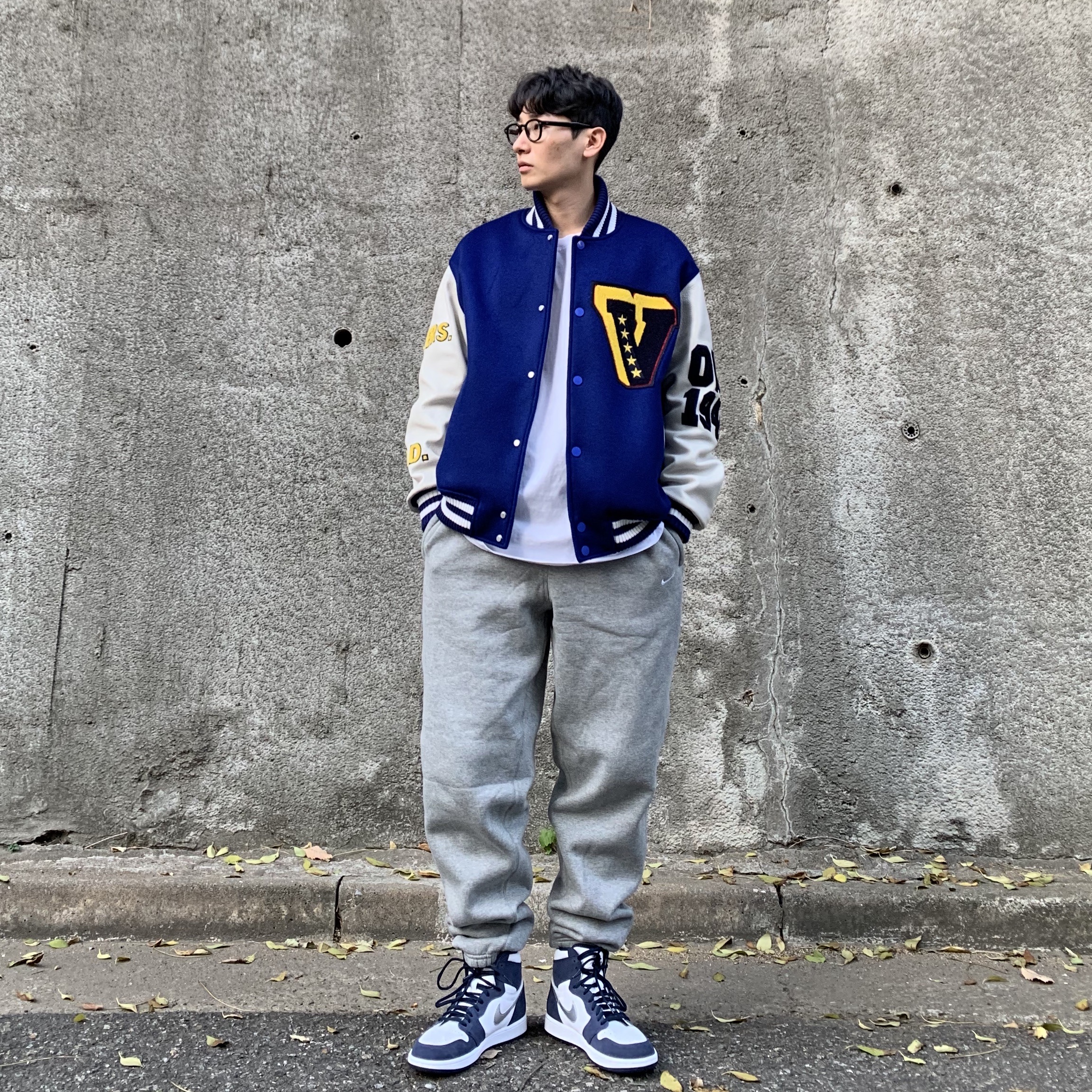 Jordan 1 Retro High OG CO.JP Midnight Navy 착용 스타일 - 1