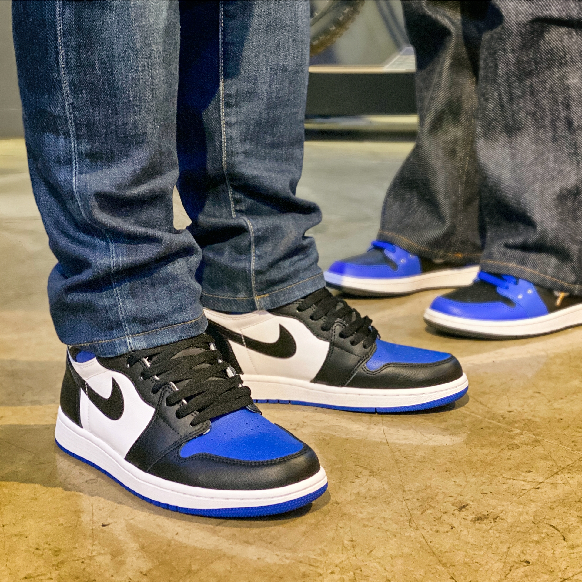 Jordan 1 Retro High OG Royal Toe 착용 스타일