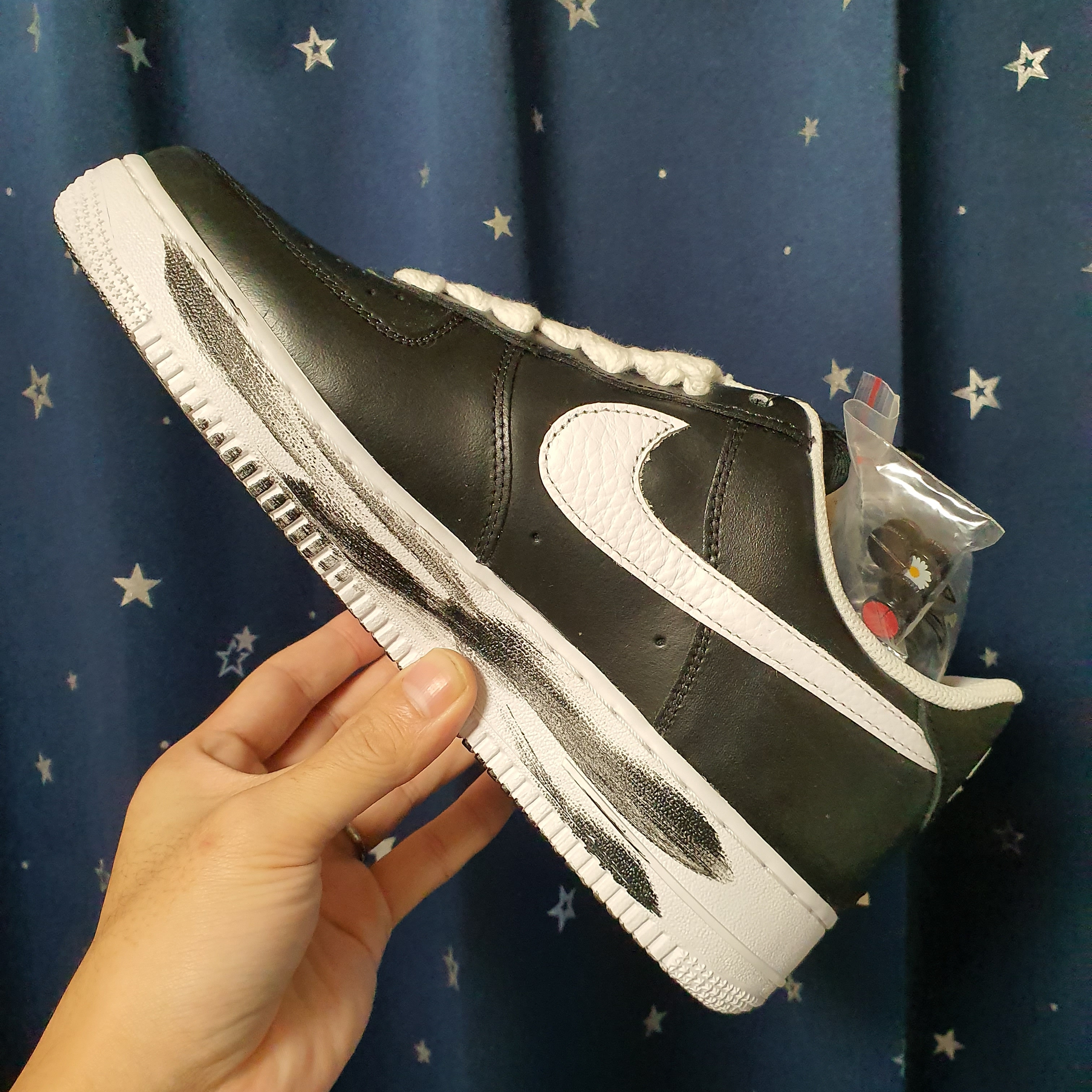 Nike x Peaceminusone Air Force 1 Low Para-Noise, Nike x Sacai LDWaffle Summit White 착용 스타일 - 1