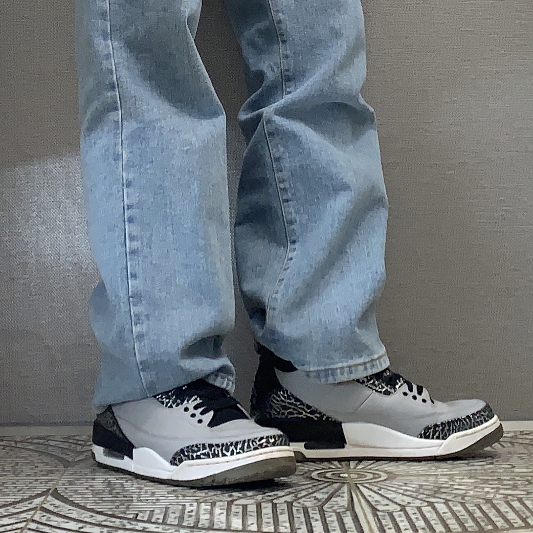 Jordan 3 Retro Wolf Grey 착용 스타일