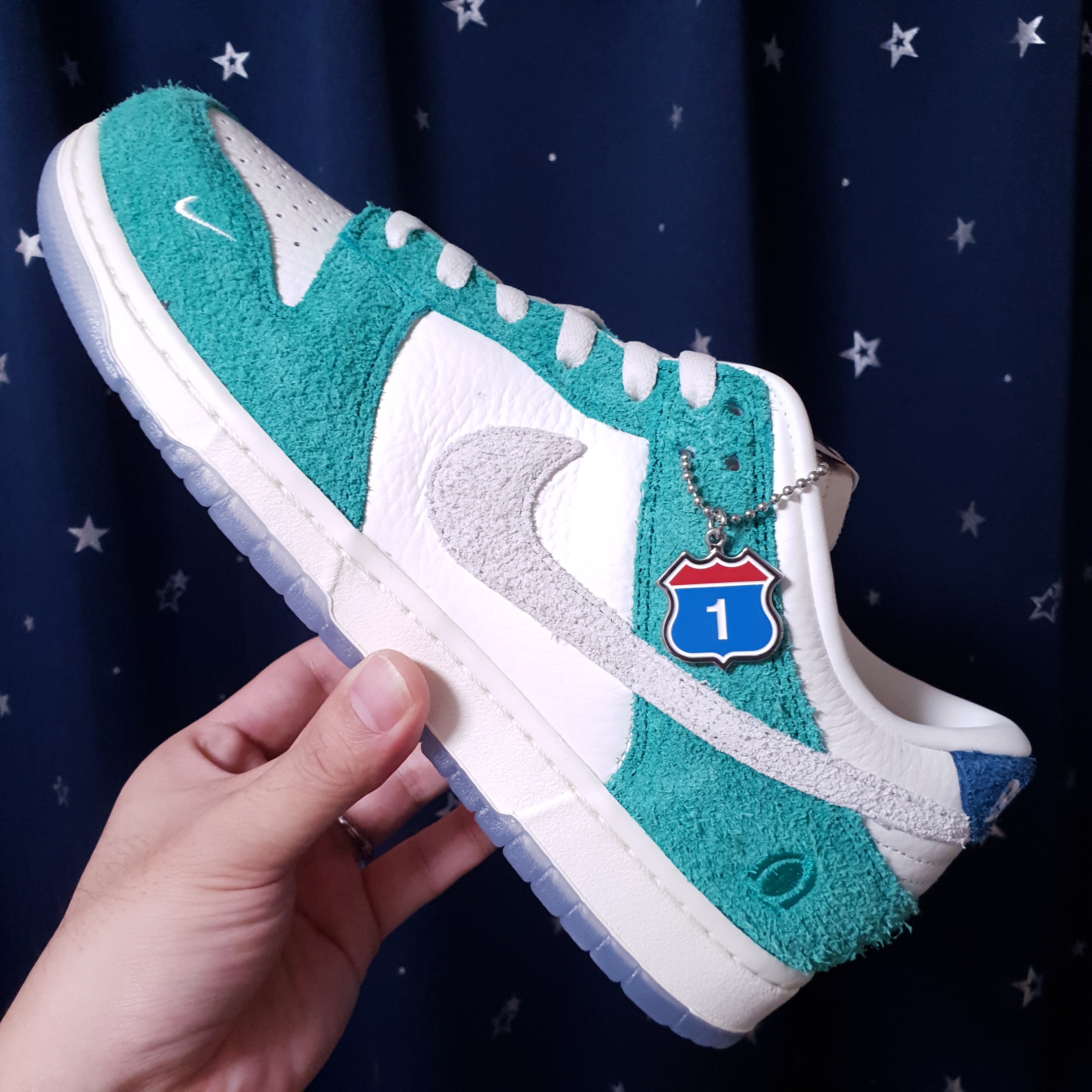 Nike x Peaceminusone Air Force 1 Low Para-Noise, Nike x Sacai LDWaffle Summit White 착용 스타일 - 5