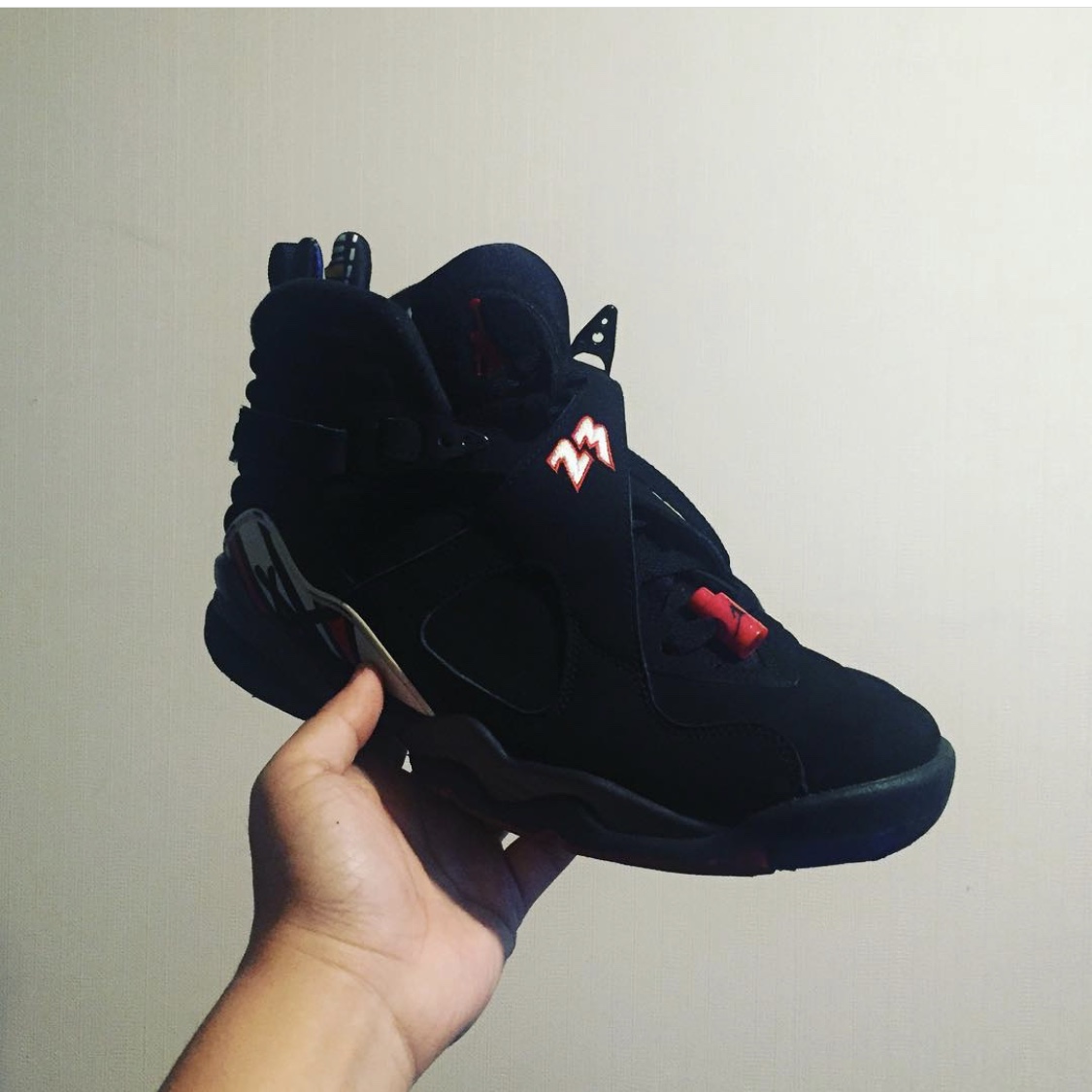 Jordan 8 Retro Playoffs 2013 착용 스타일
