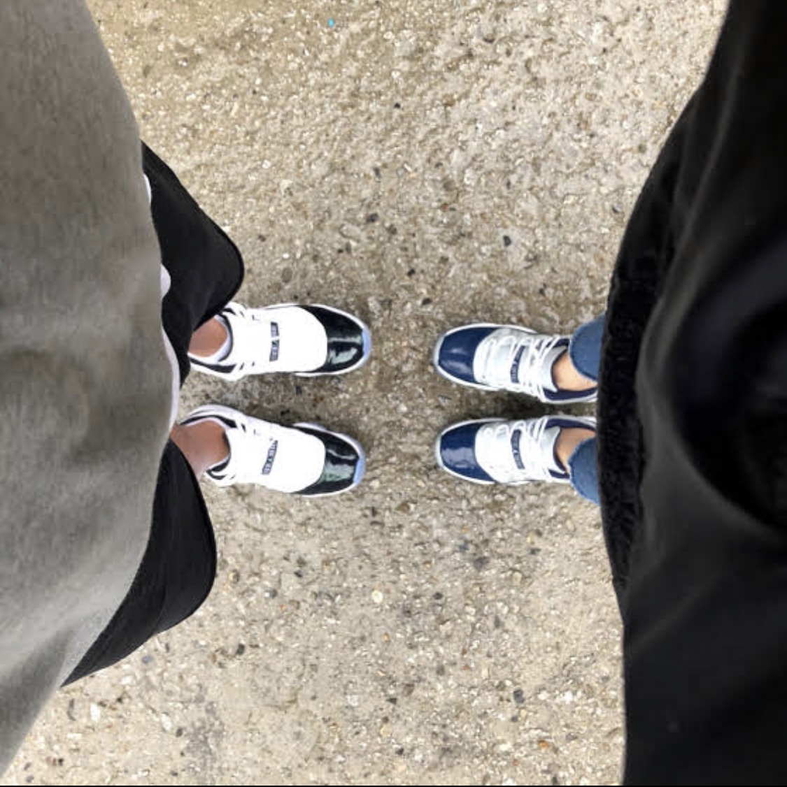 Jordan 11 Retro Low Iridescent, Jordan 11 Retro Low Georgetown 착용 스타일