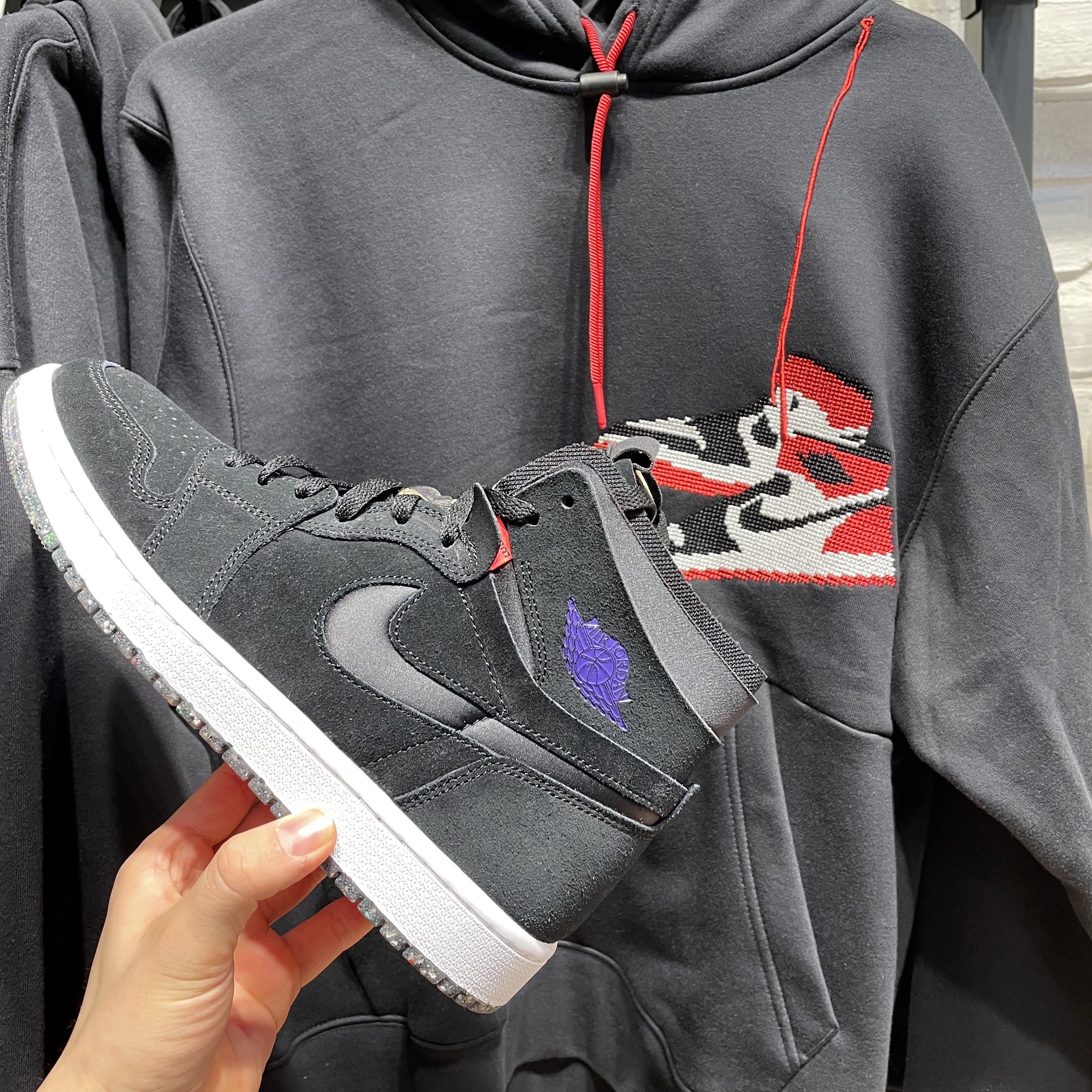 Jordan 1 Zoom Air CMFT Court Black 착용 스타일