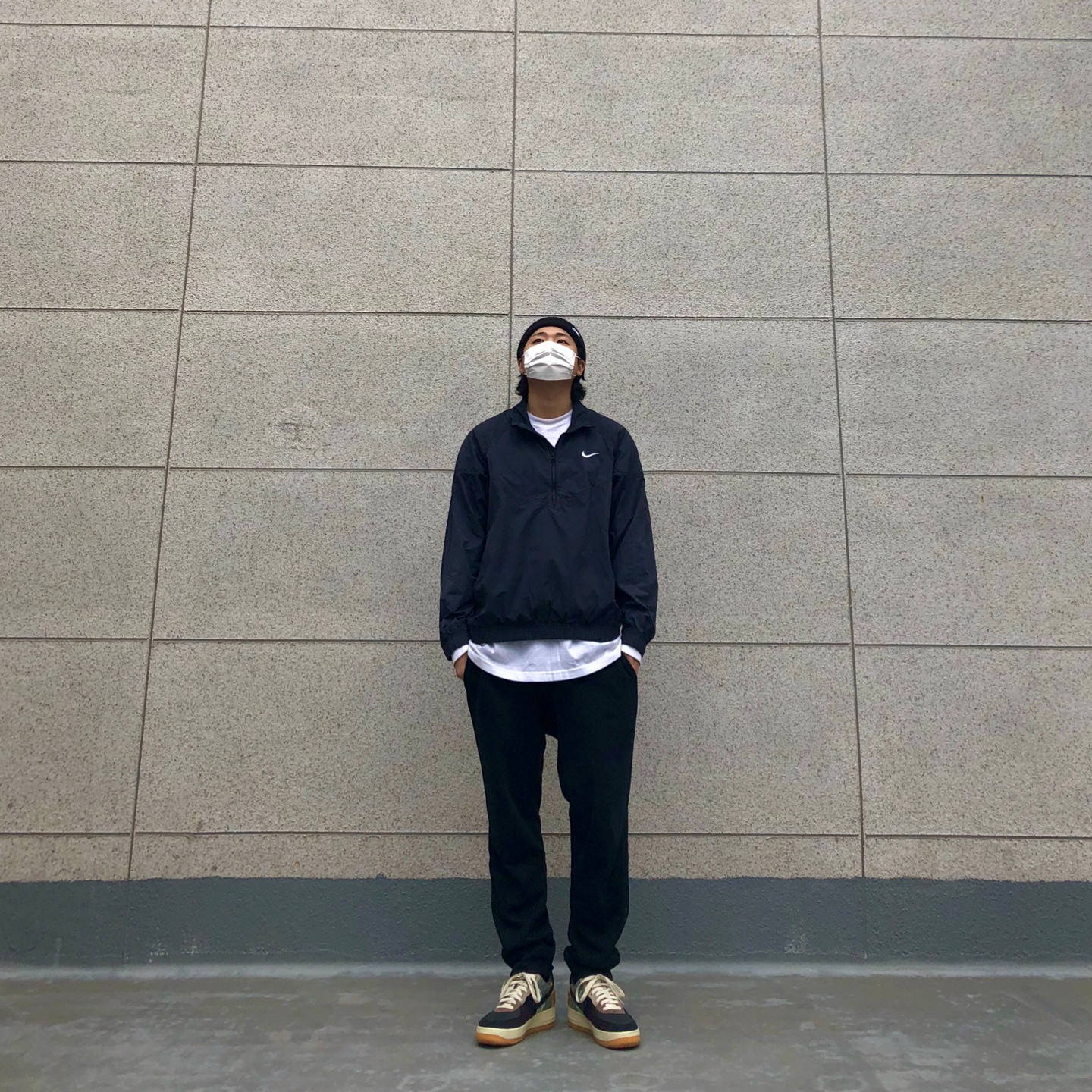 Nike x Travis Scott Air Force 1 Low Cactus Jack 착용 스타일