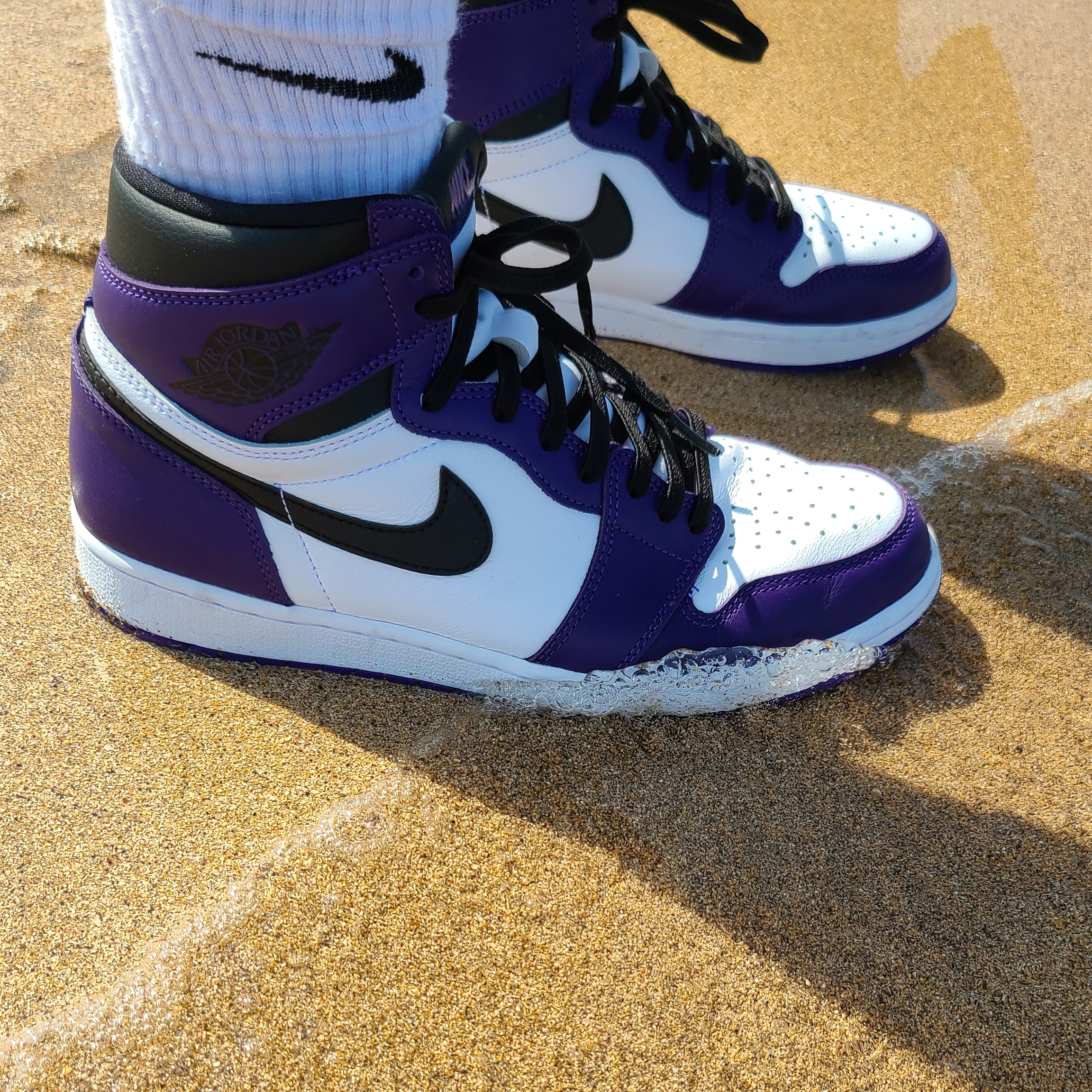 Jordan 1 Retro High OG Court Purple 2020 착용 스타일