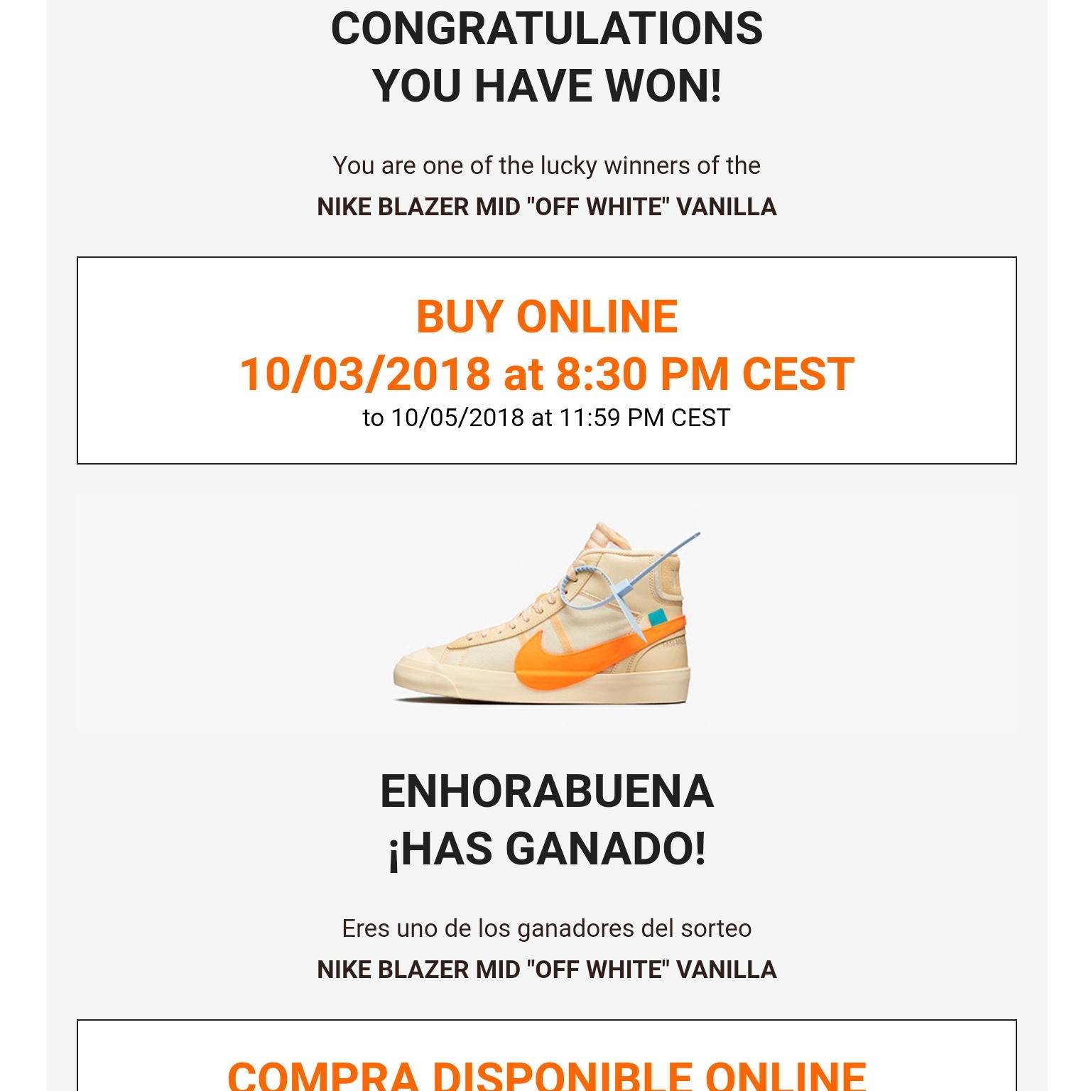Nike x Off-White Blazer Mid Off-White All Hallow's Eve 착용 스타일 - 2