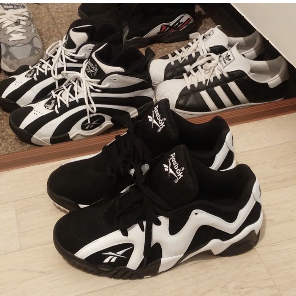 Reebok Shaqnosis Black White 2020 착용 스타일